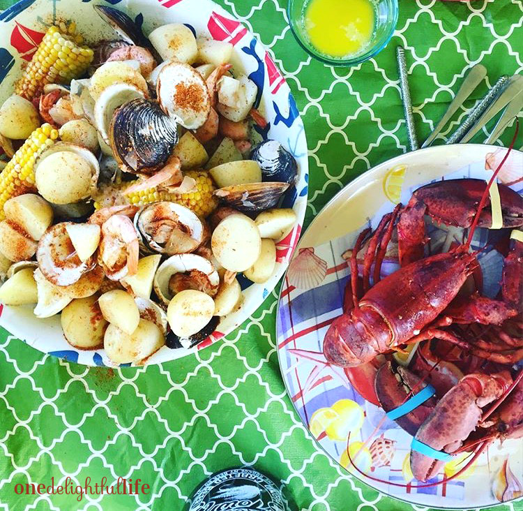 lobster and clams