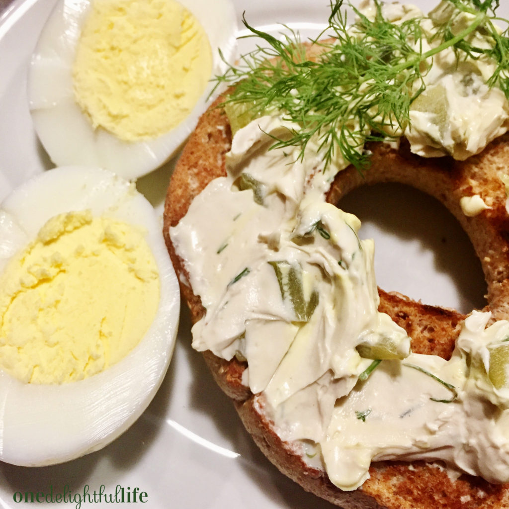 Tangy Cream Cheese Dill Pickle Spread One Delightful Life