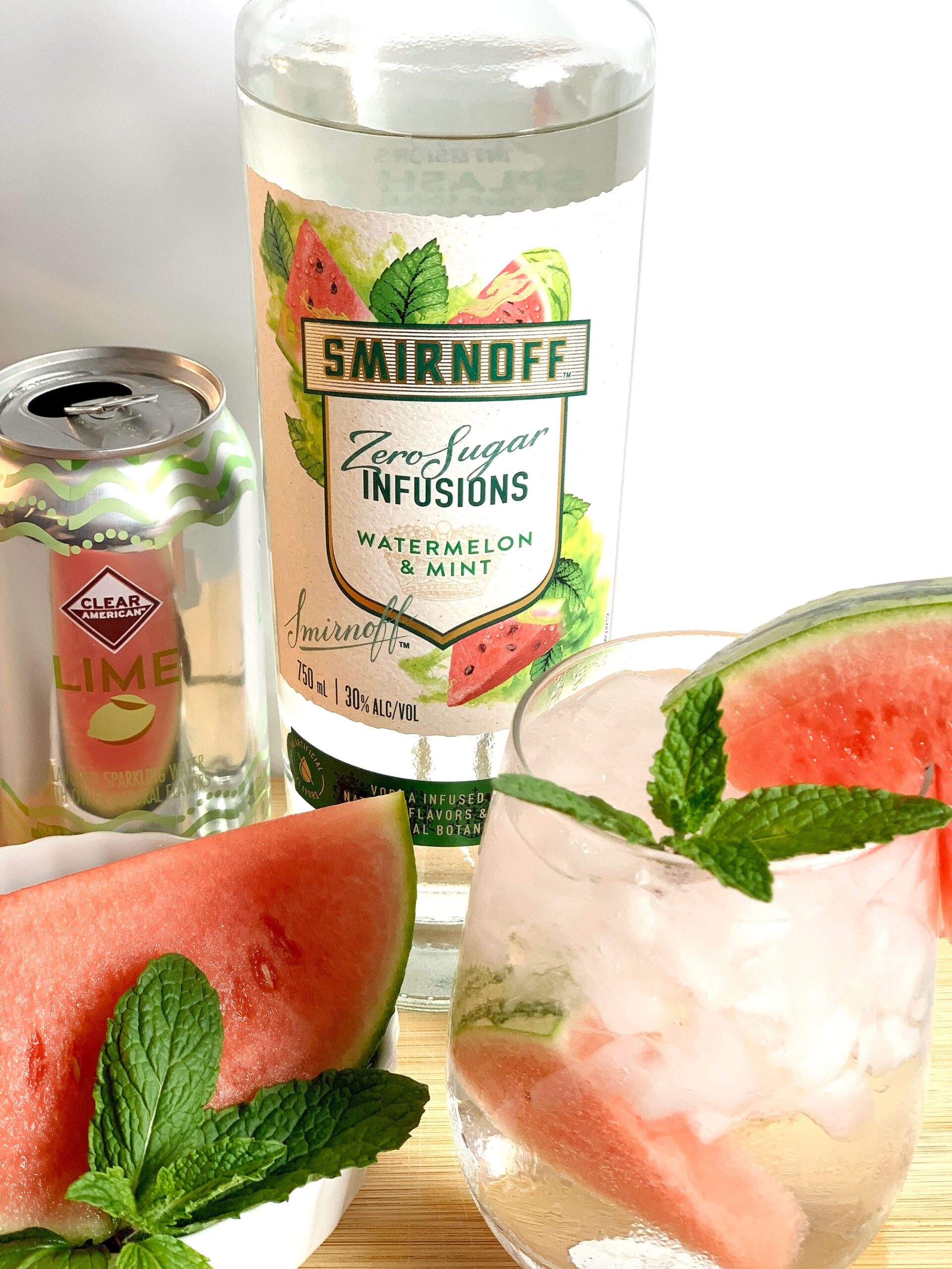 watermelon mint vodka cocktail 