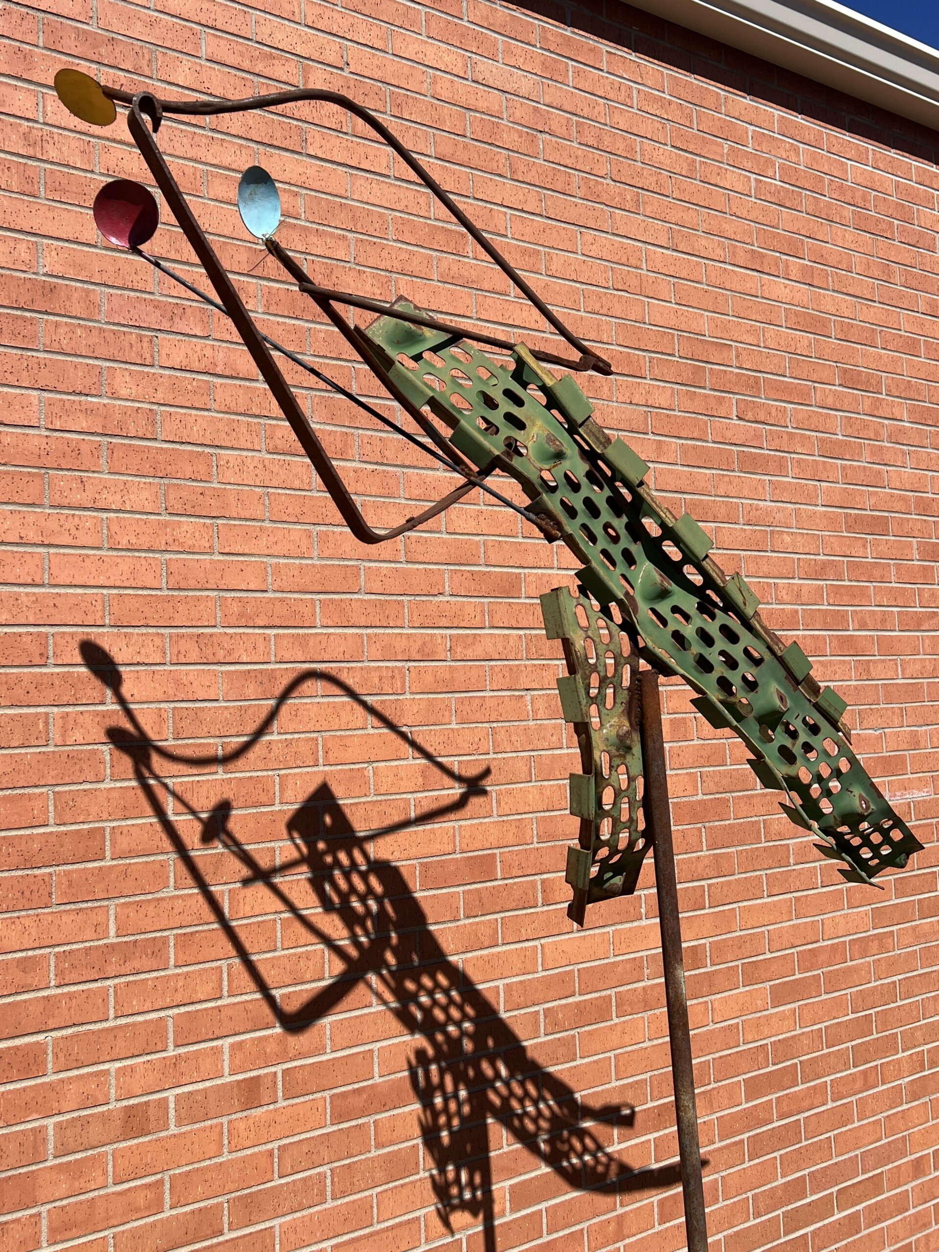 Joe's Garden and Courtyard at the Vernon Filley Art Museum includes several sculptures.