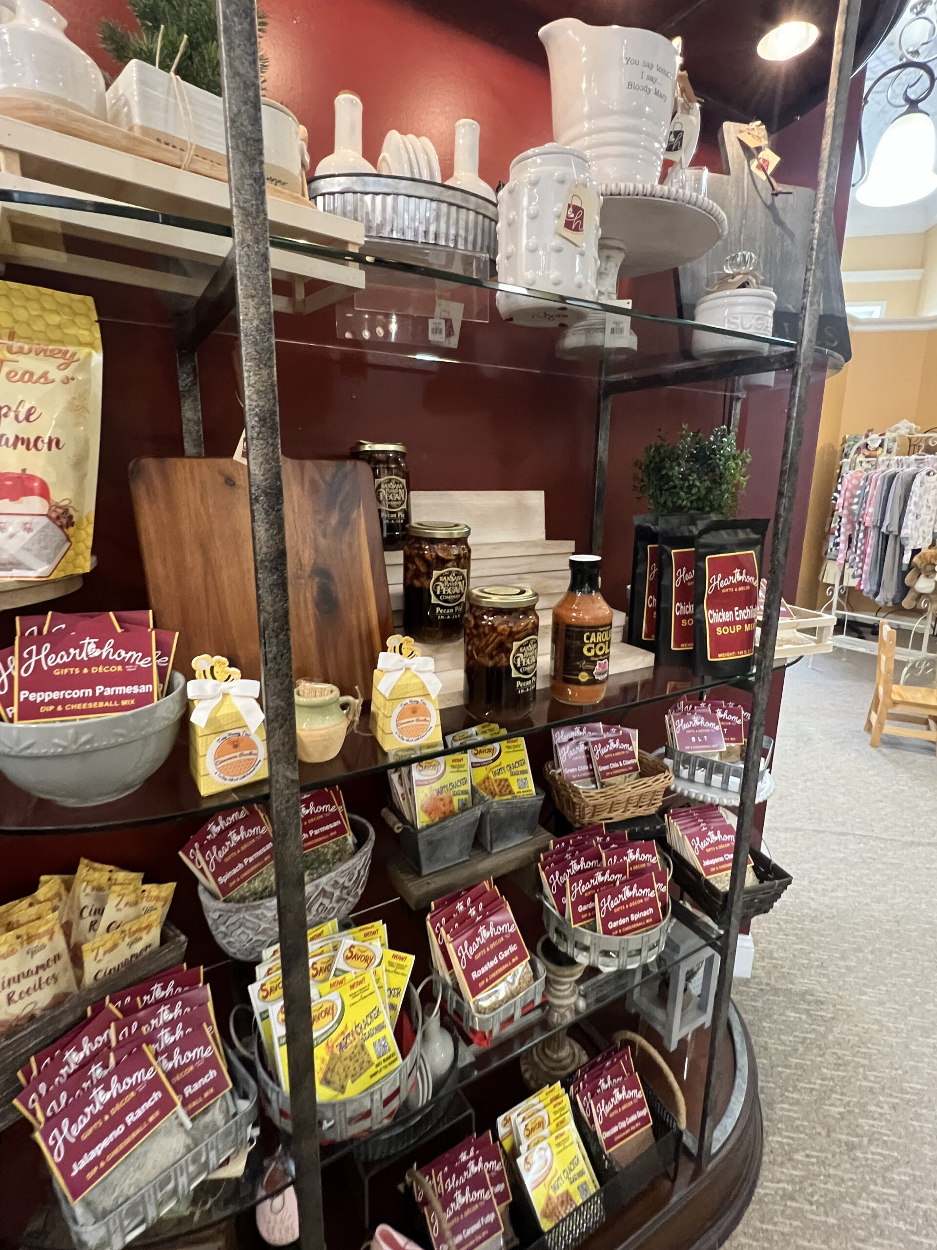 Heart to Home sells gourmet food mixes as well as a variety of gifts for women and children. 