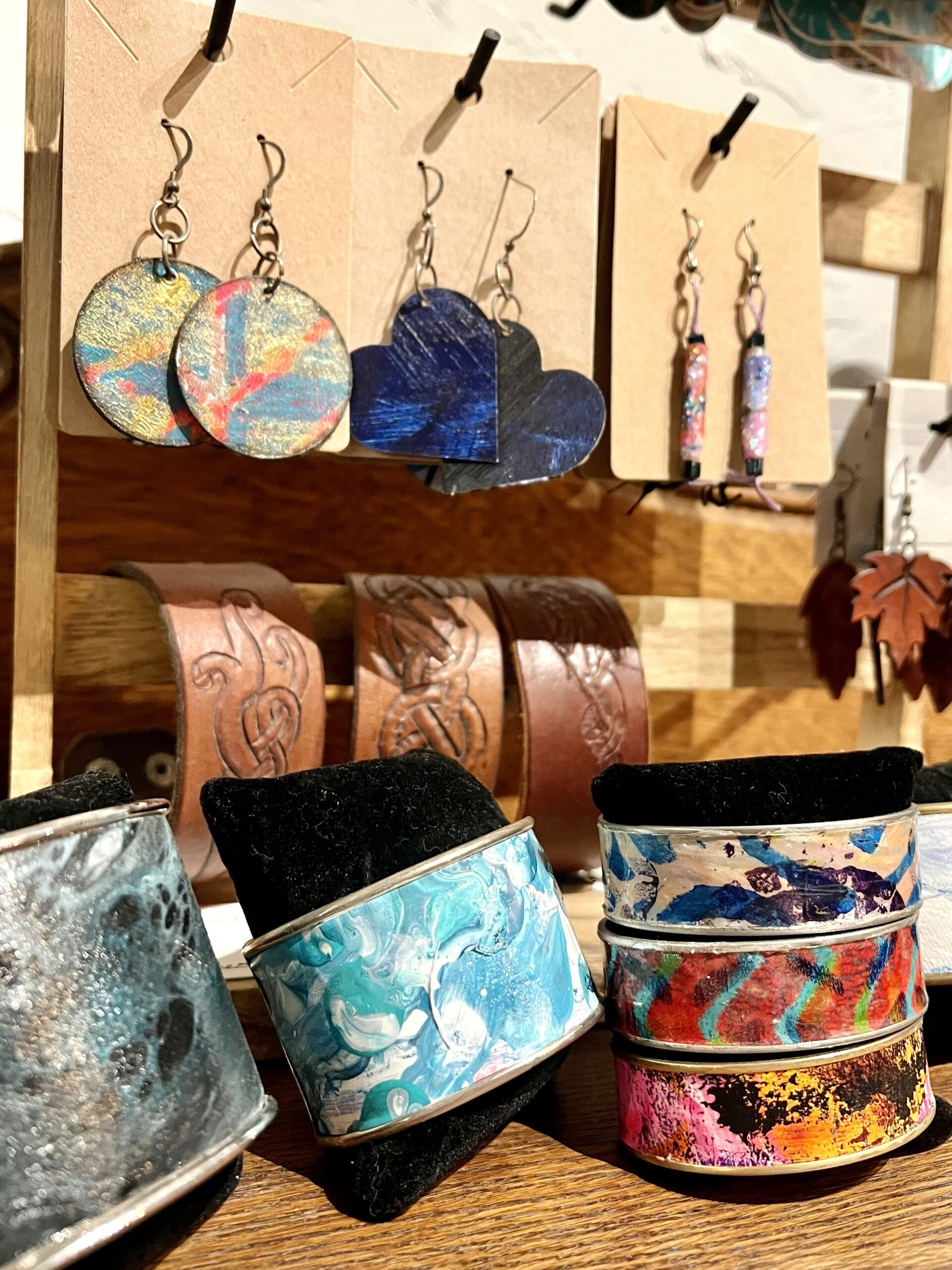 Jewelry is also for sale at the T.E. Freeman Studio.