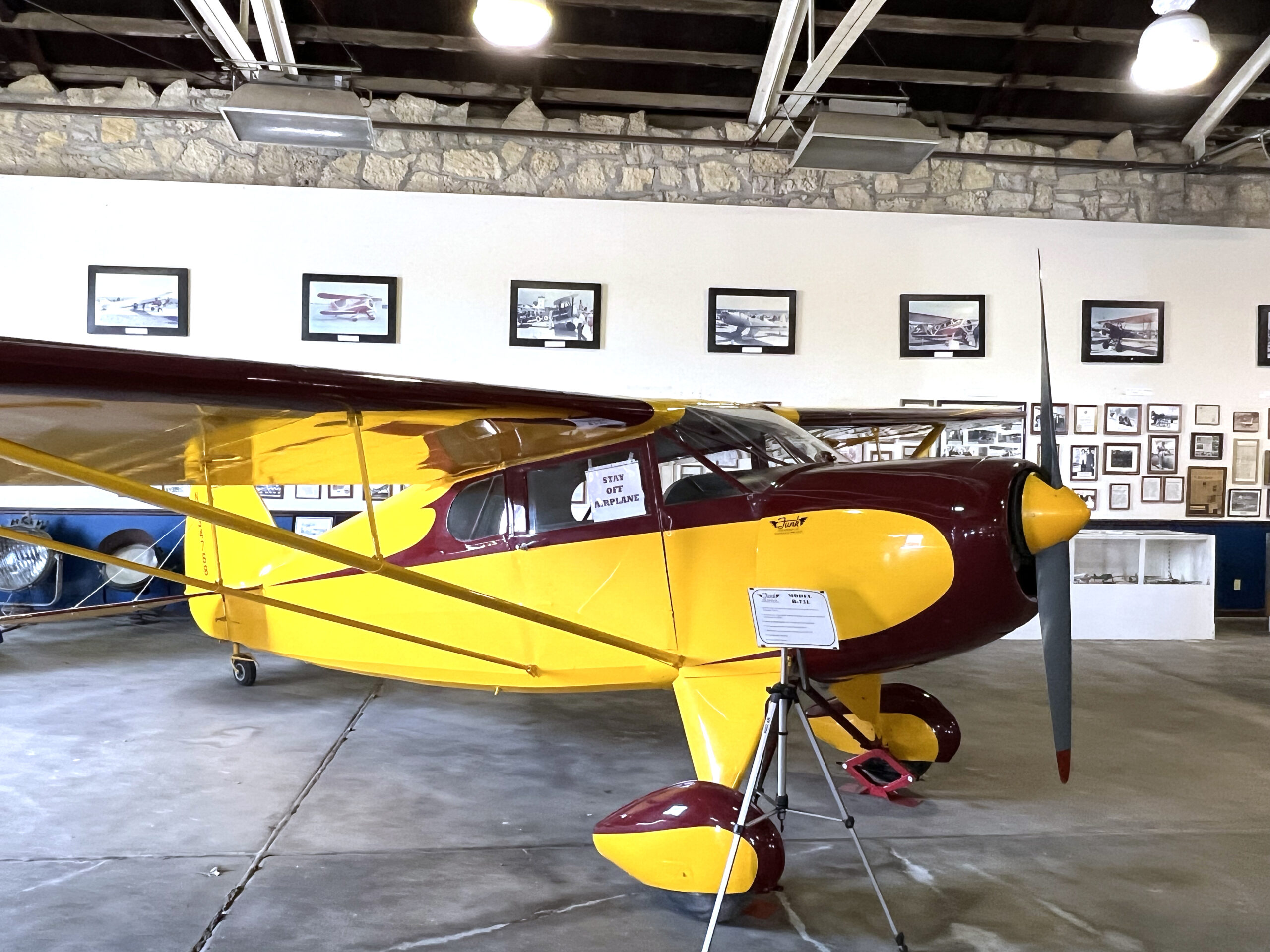 restored airplane