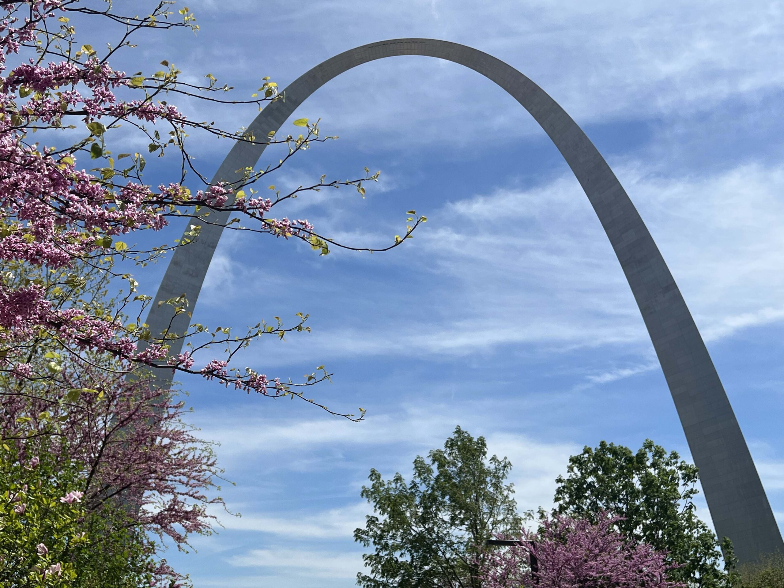 The Arch in St. Louis at springtime 