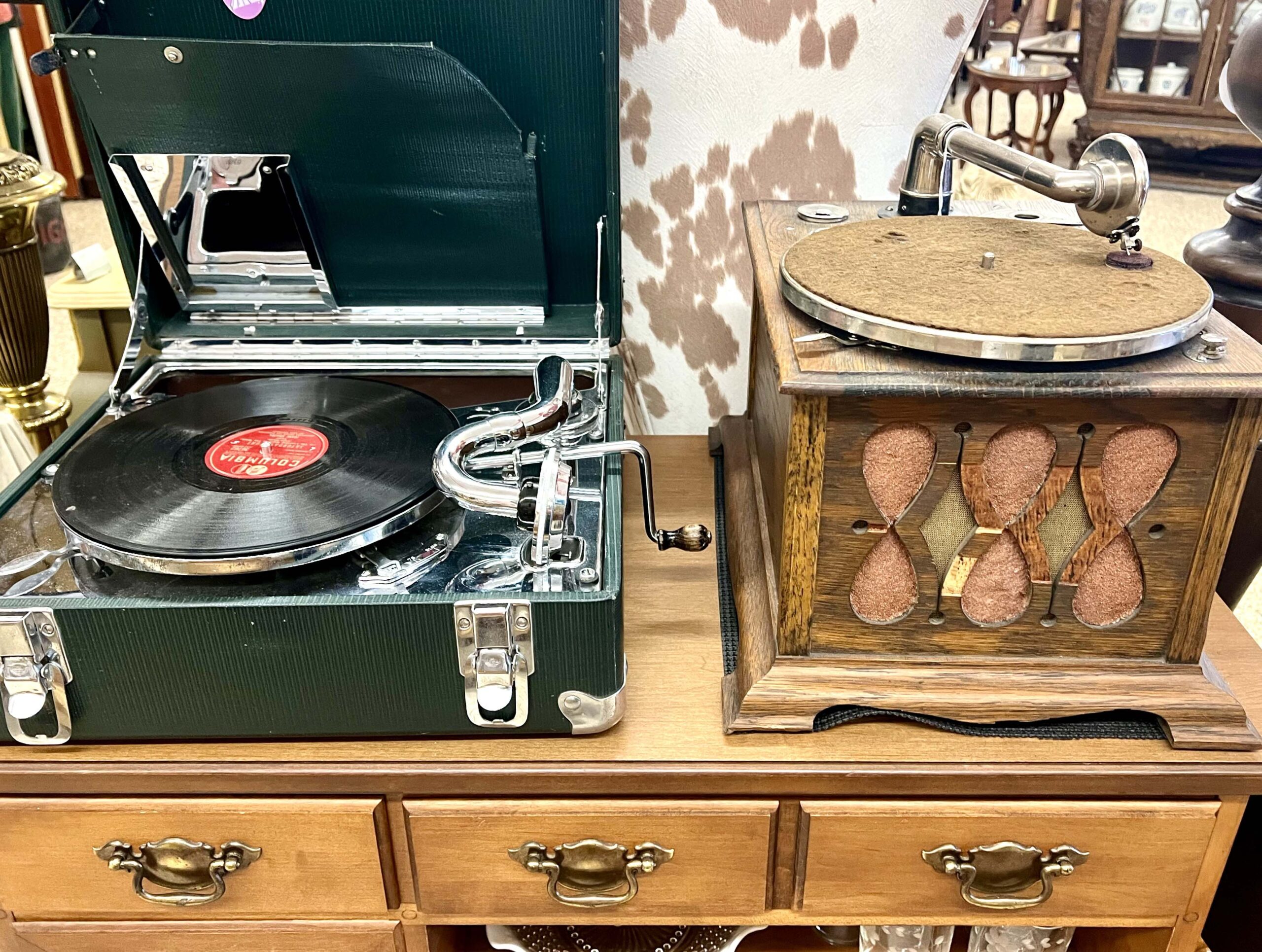 Antique record players