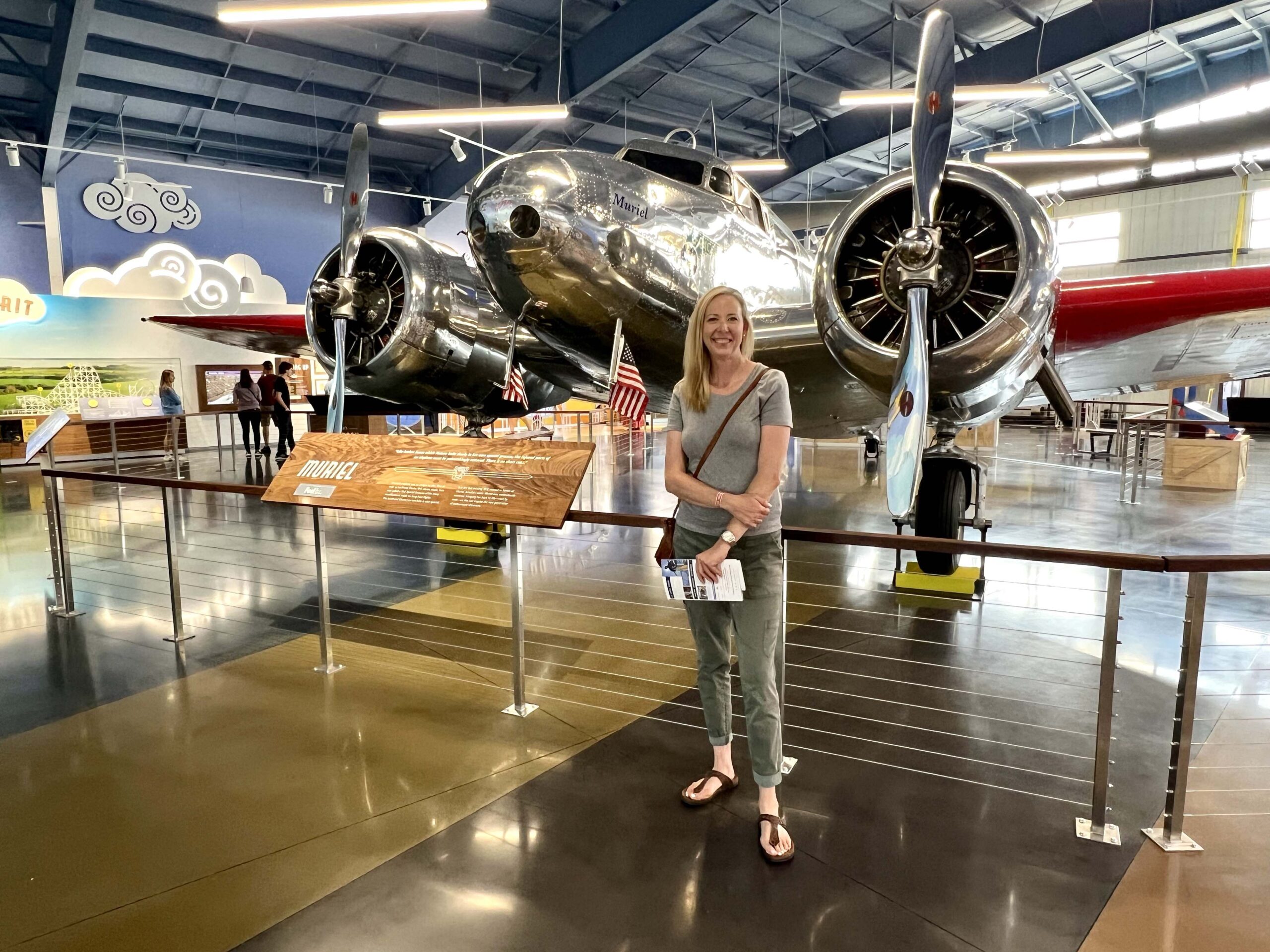 Amelia Earhart plane replica