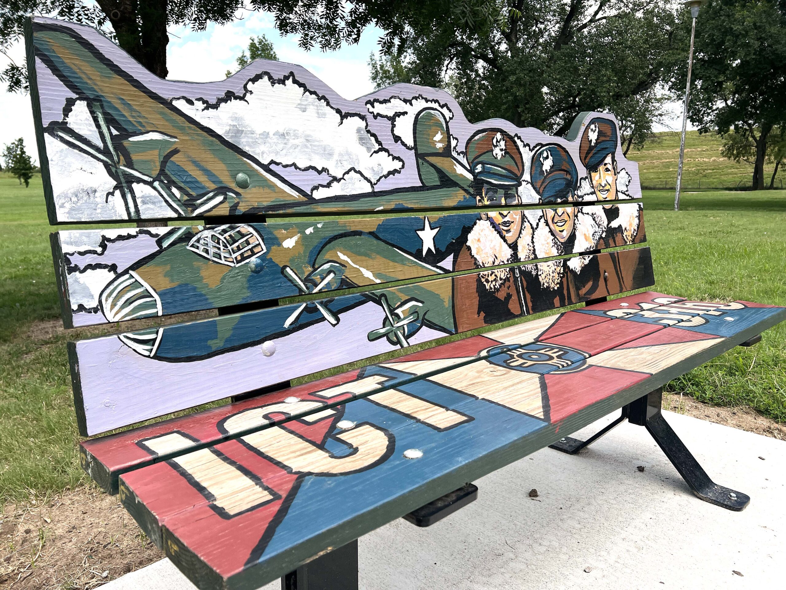 East Cessna Park Bench