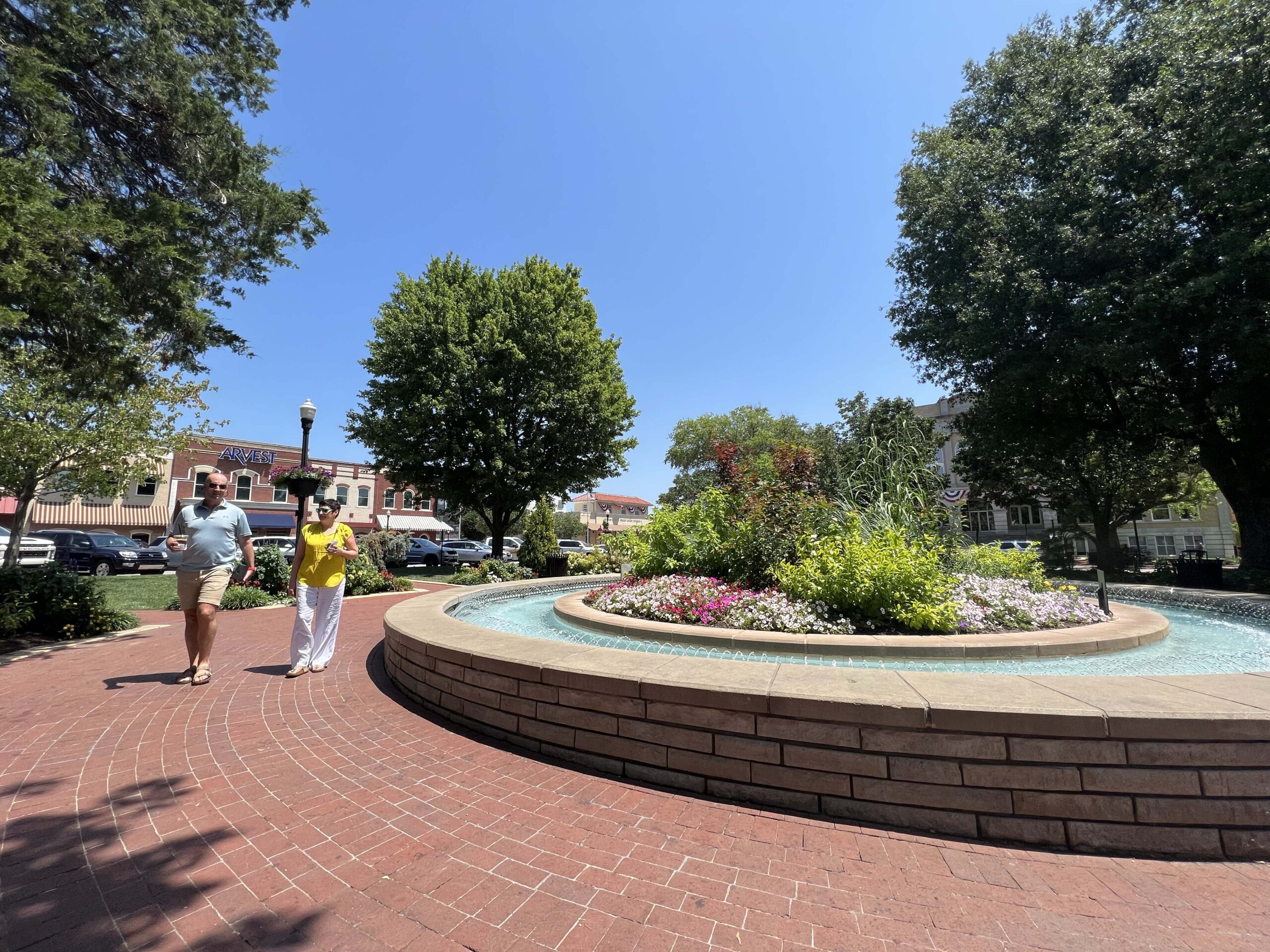 Bentonville Square Fountain