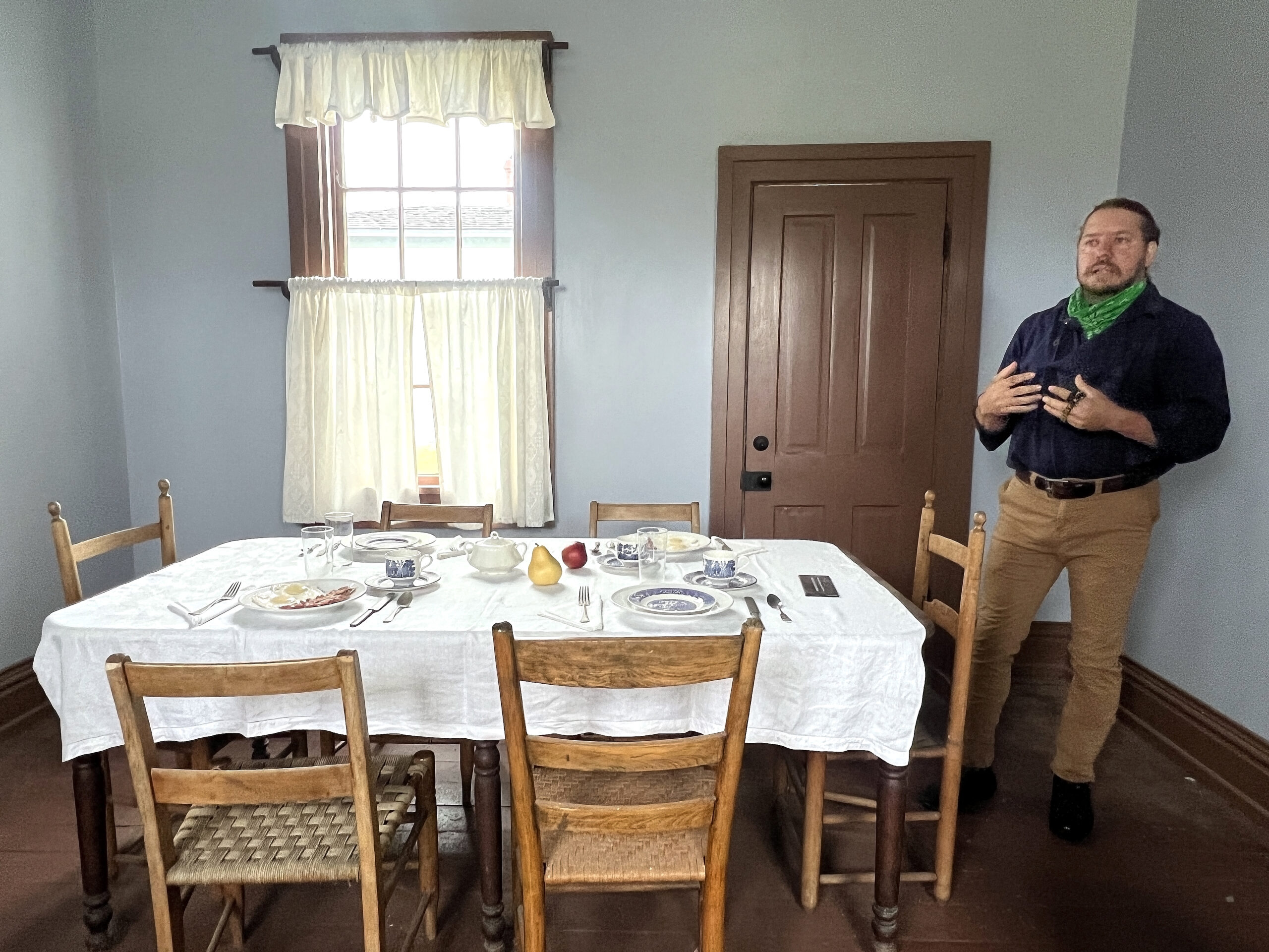 Fort Hays was established in 1865, and its visitor center, blockhouse, guardhouse, and officers' quarters are available to tour.