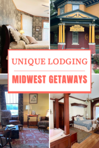 Vacation rentals that offer unique experiences and amenities in Kansas, Missouri, and Iowa.
