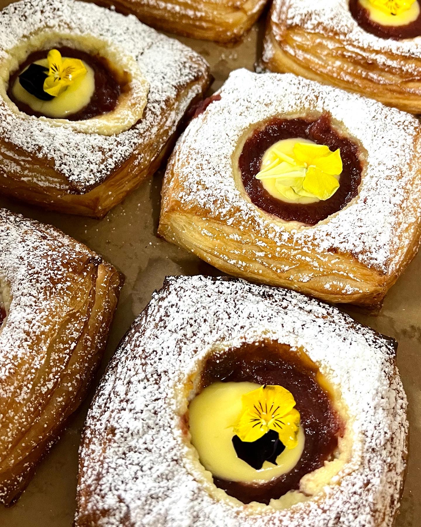 Reverie Roasters serves European-inspired pastries, daily prepared by a chef. 