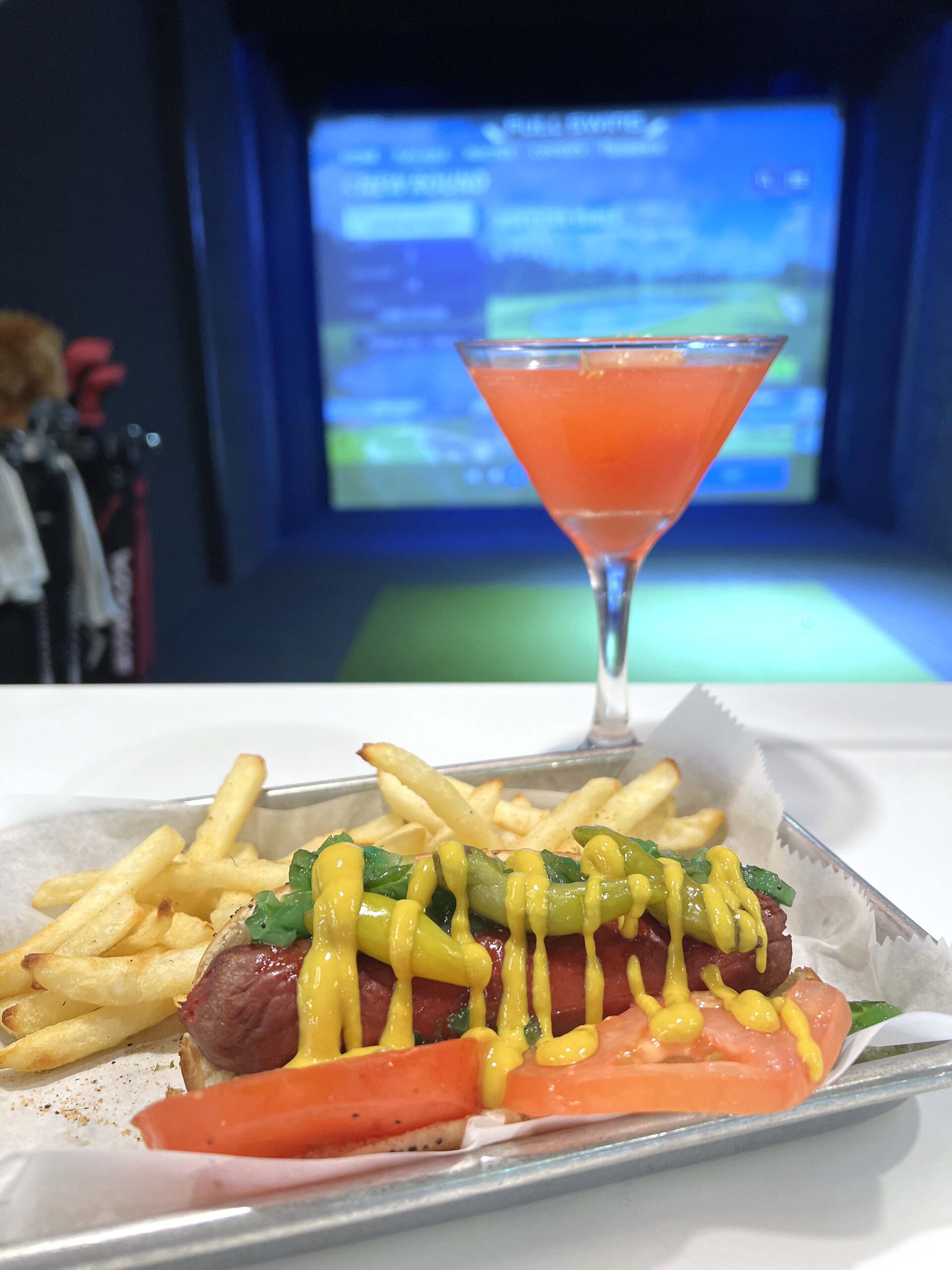 The best-tasting Chicago Dog outside of the Windy City is served with a side of French fries.