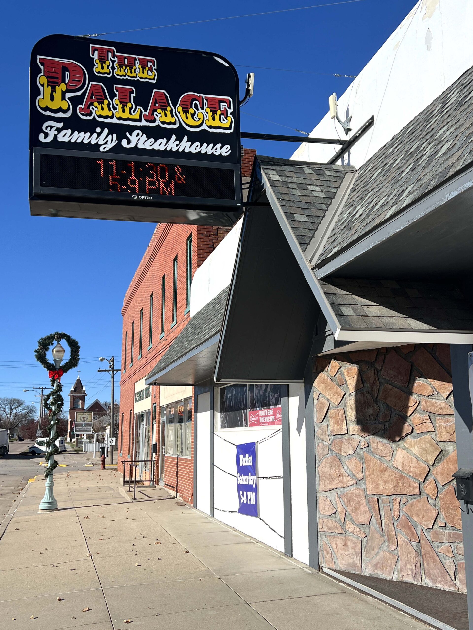The Palace Lounge is a local's hangout/supper club.
