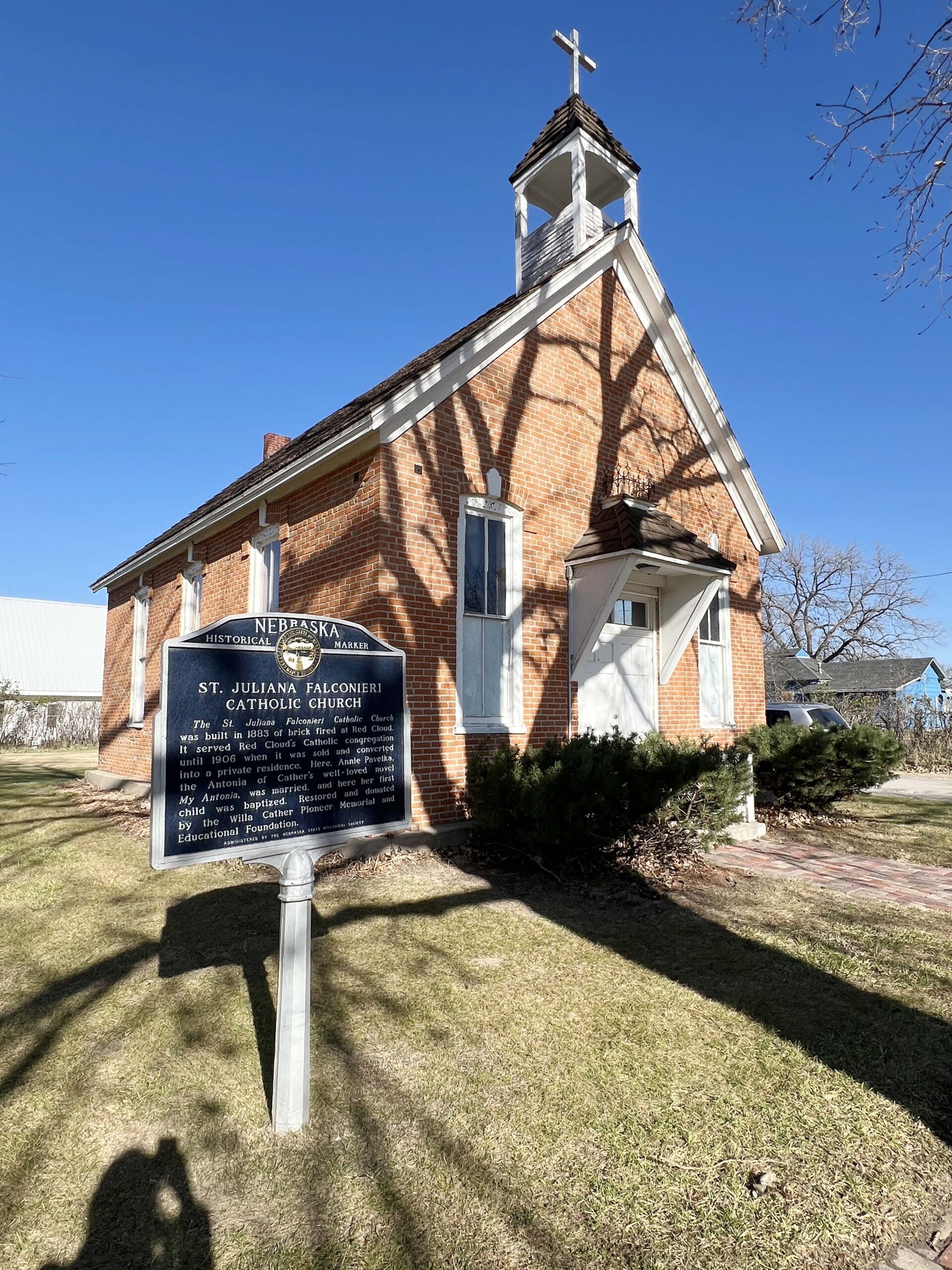 St. Juliana Falconieri Catholic Church is the site where Anna Sadilek Pavelka's first child was born.