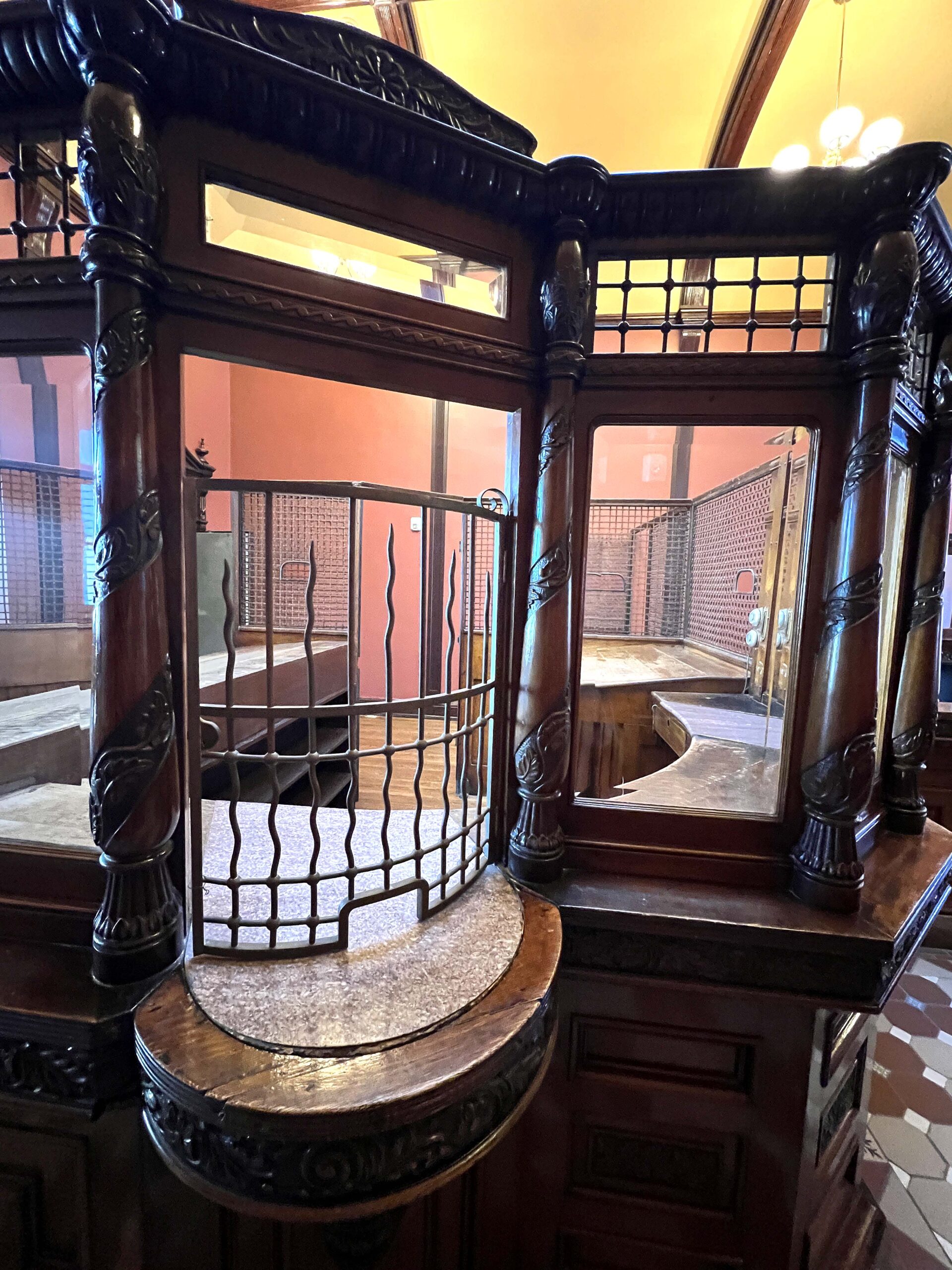 The Farmers & Merchants Bank was erected by Silas Garber, and situated next to the new Hotel Garber. 