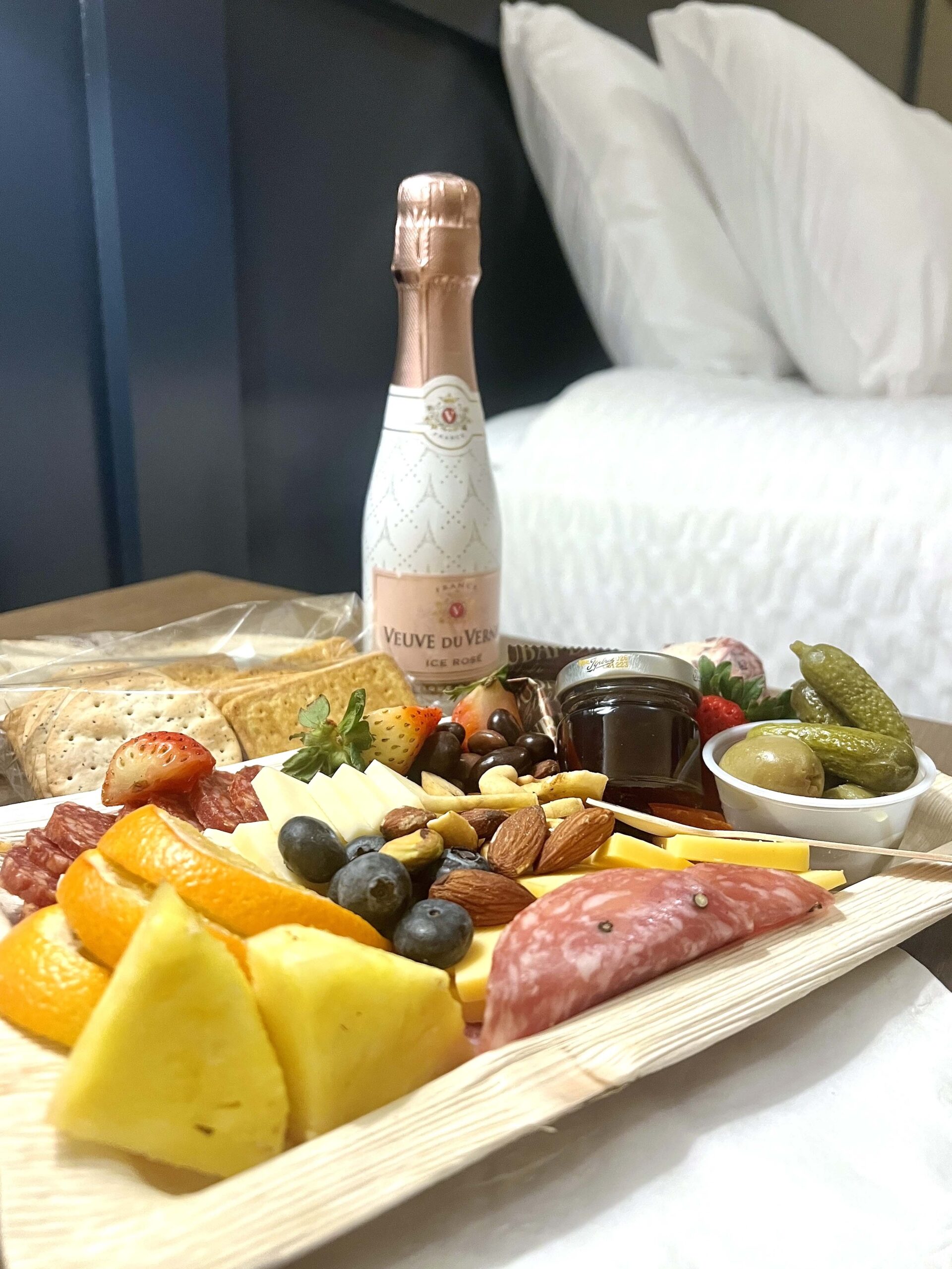 Charcuterie from On the Brix was provided for my in-room dining experience, which can be made upon special request.