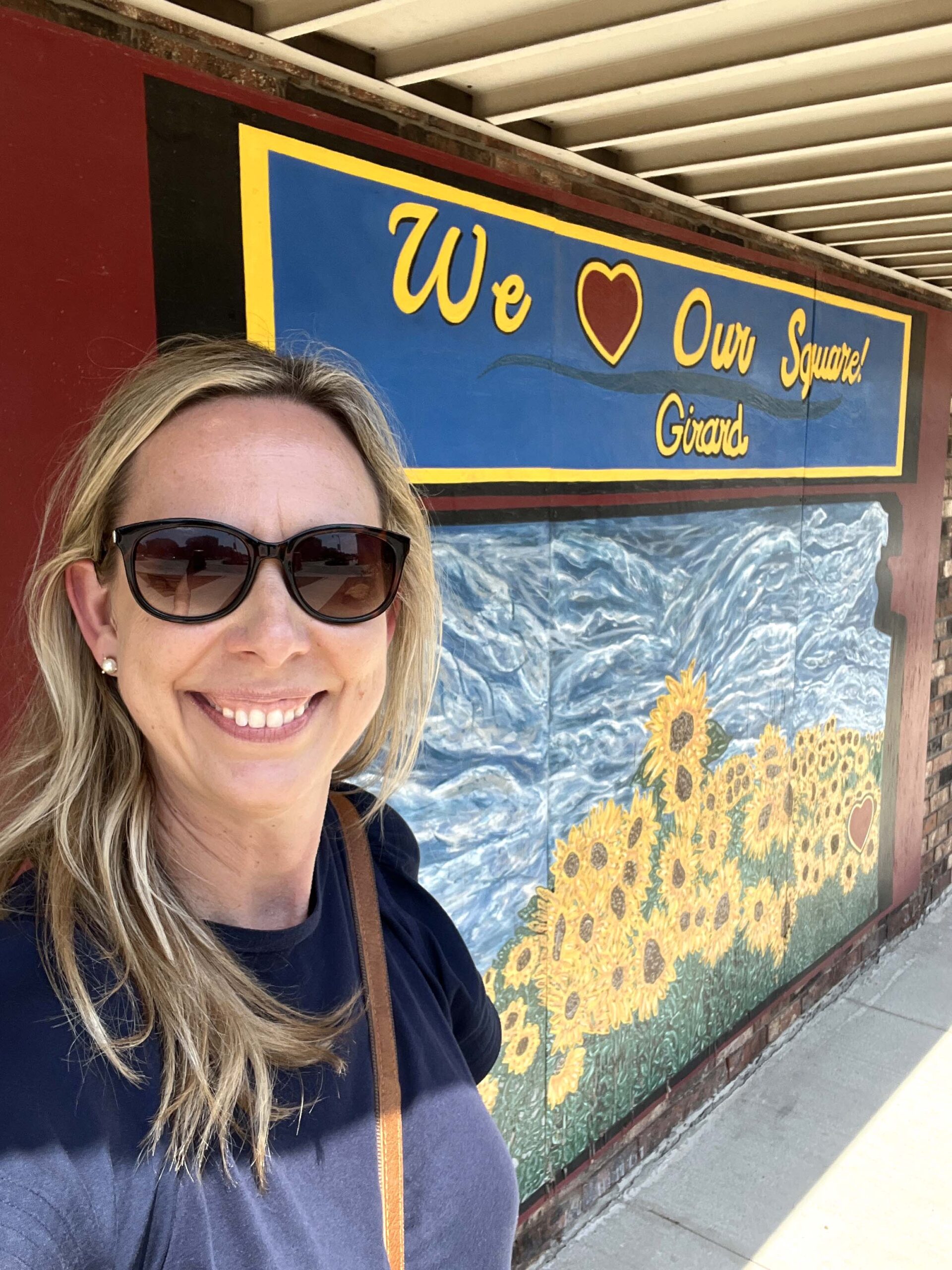 The Girard Sunflower Murals is a must-see just beyond the town's square.