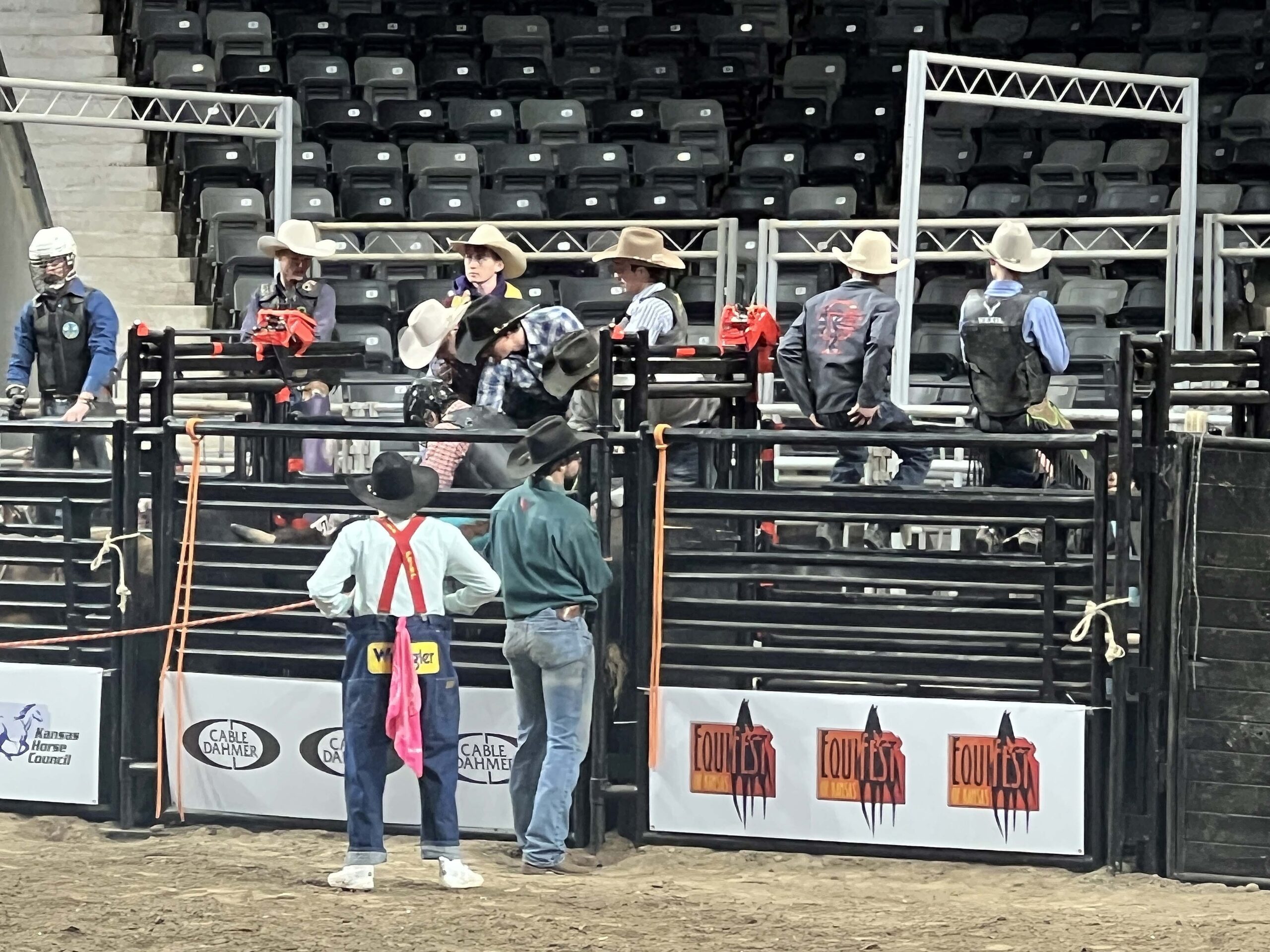EquiFest of Kansas in Topeka during a rodeo