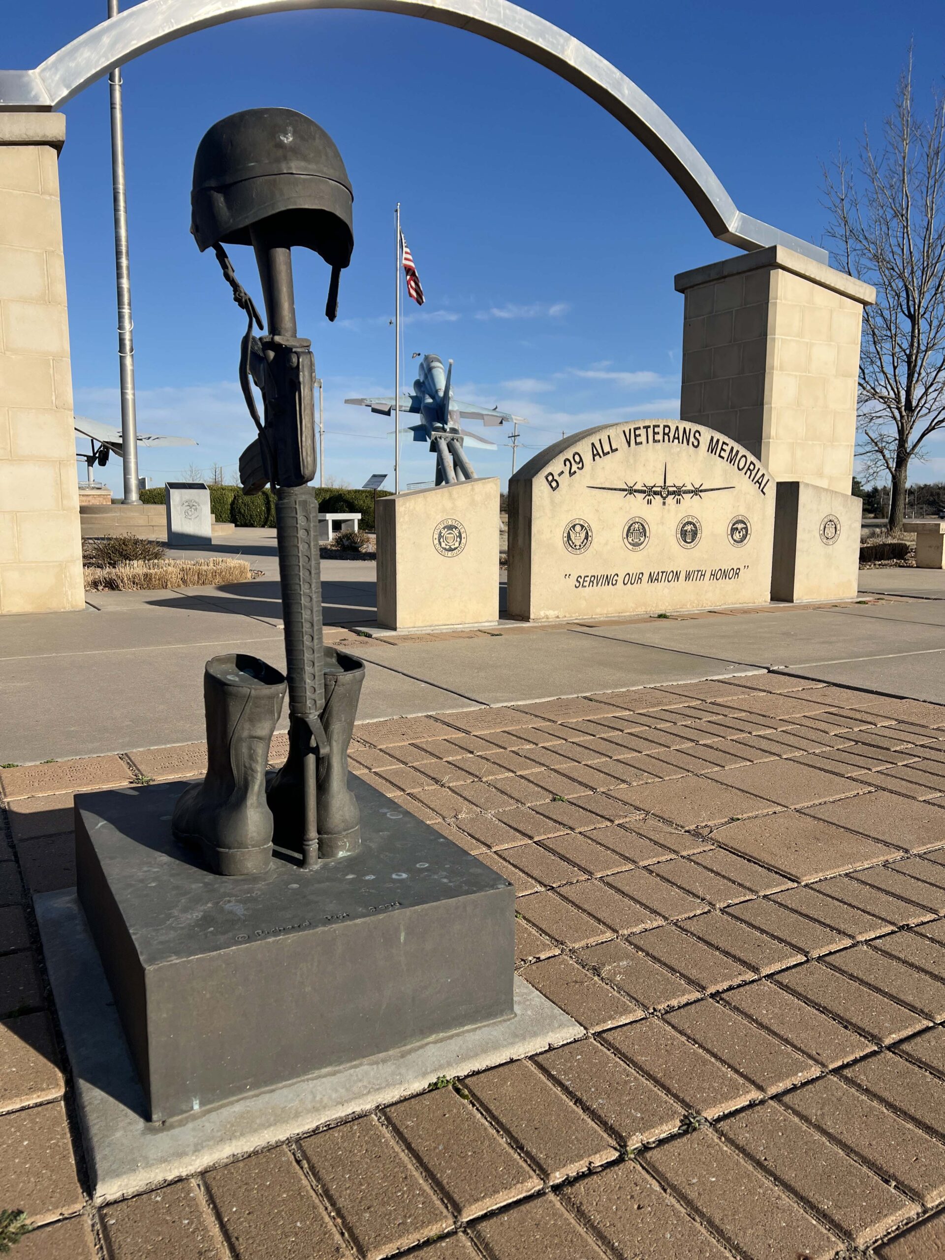 B-29 All Veterans Memorial In Pratt, Kansas 