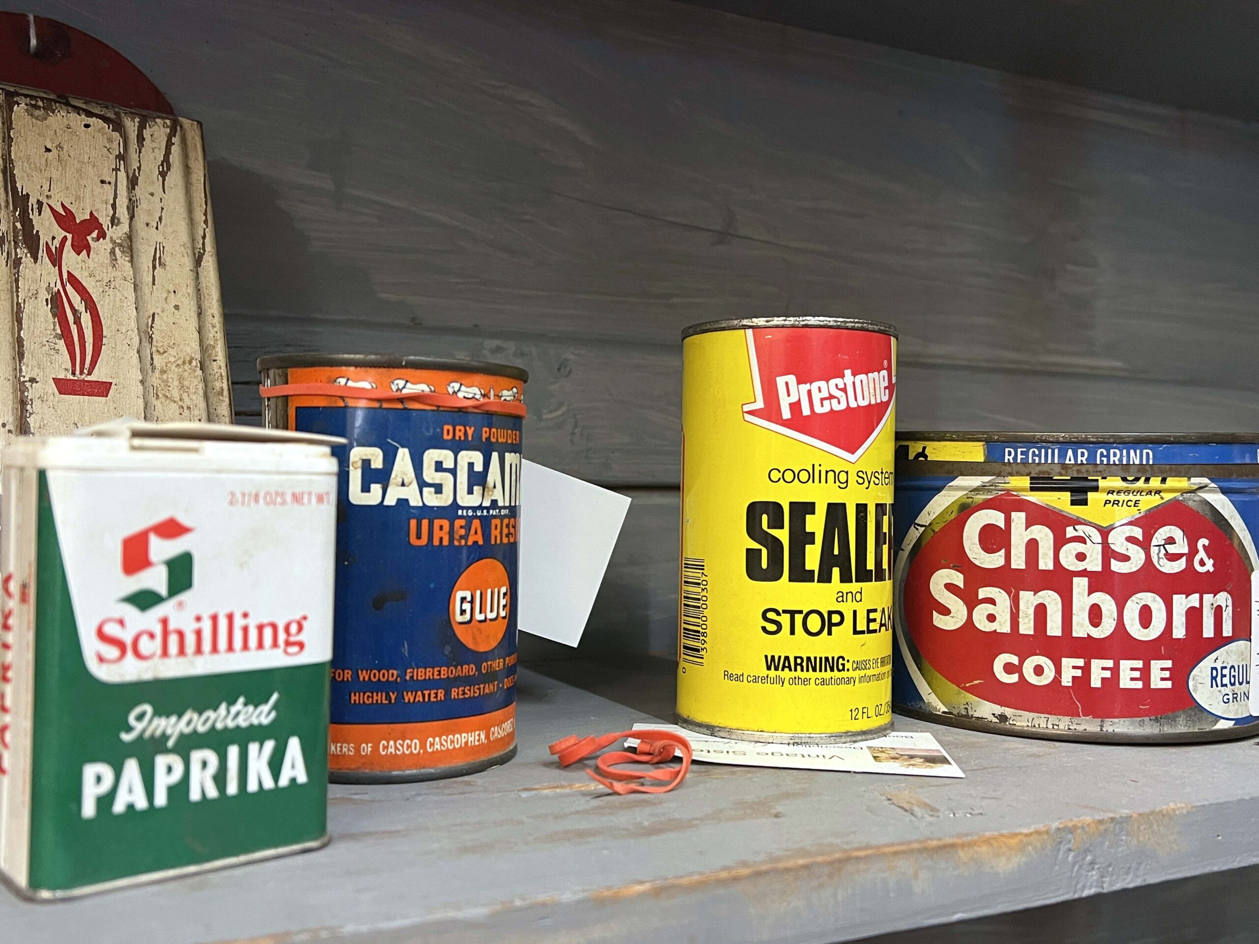 Antique cans
