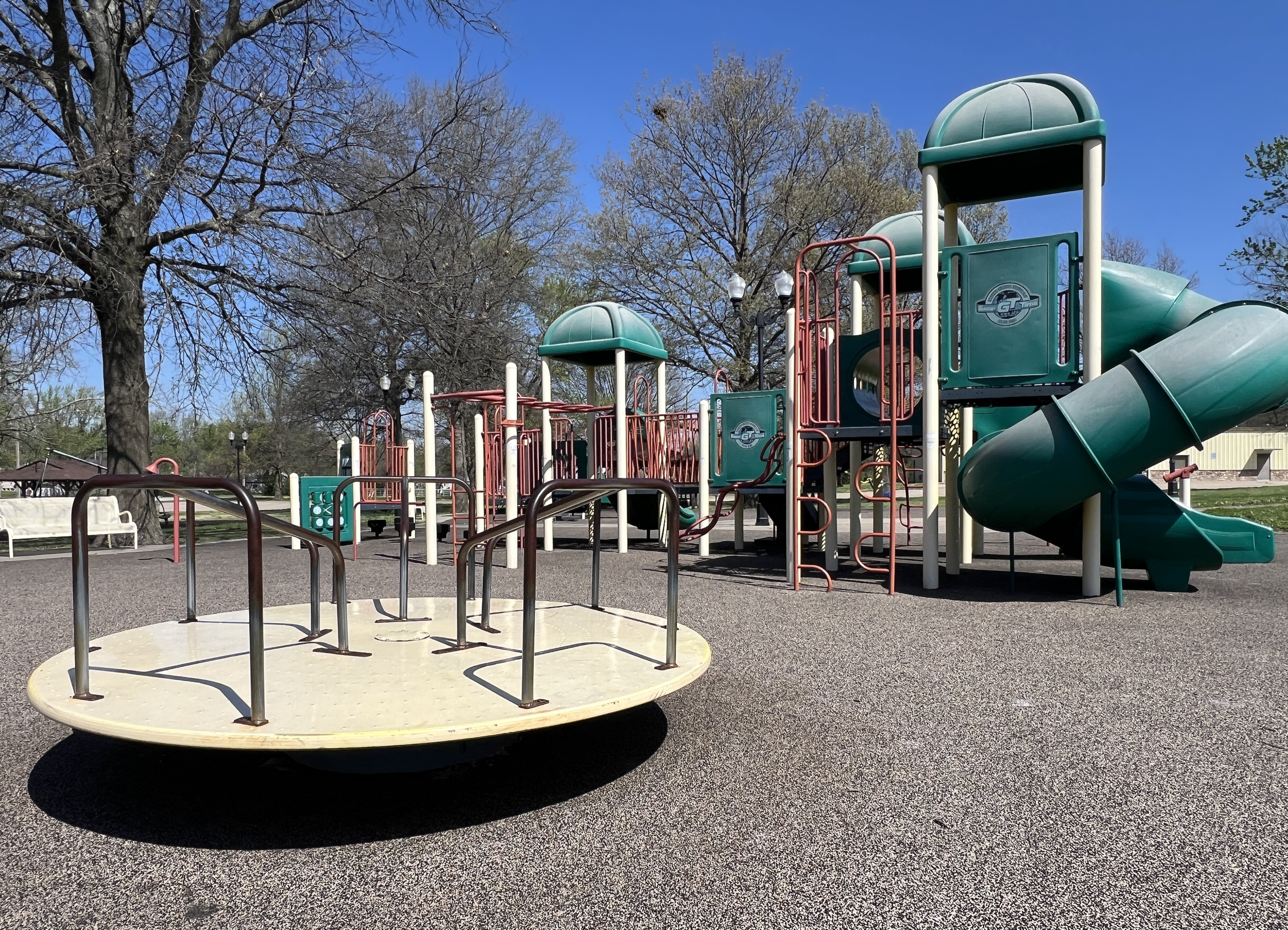 Kelley Park playground in Burlington Kansas