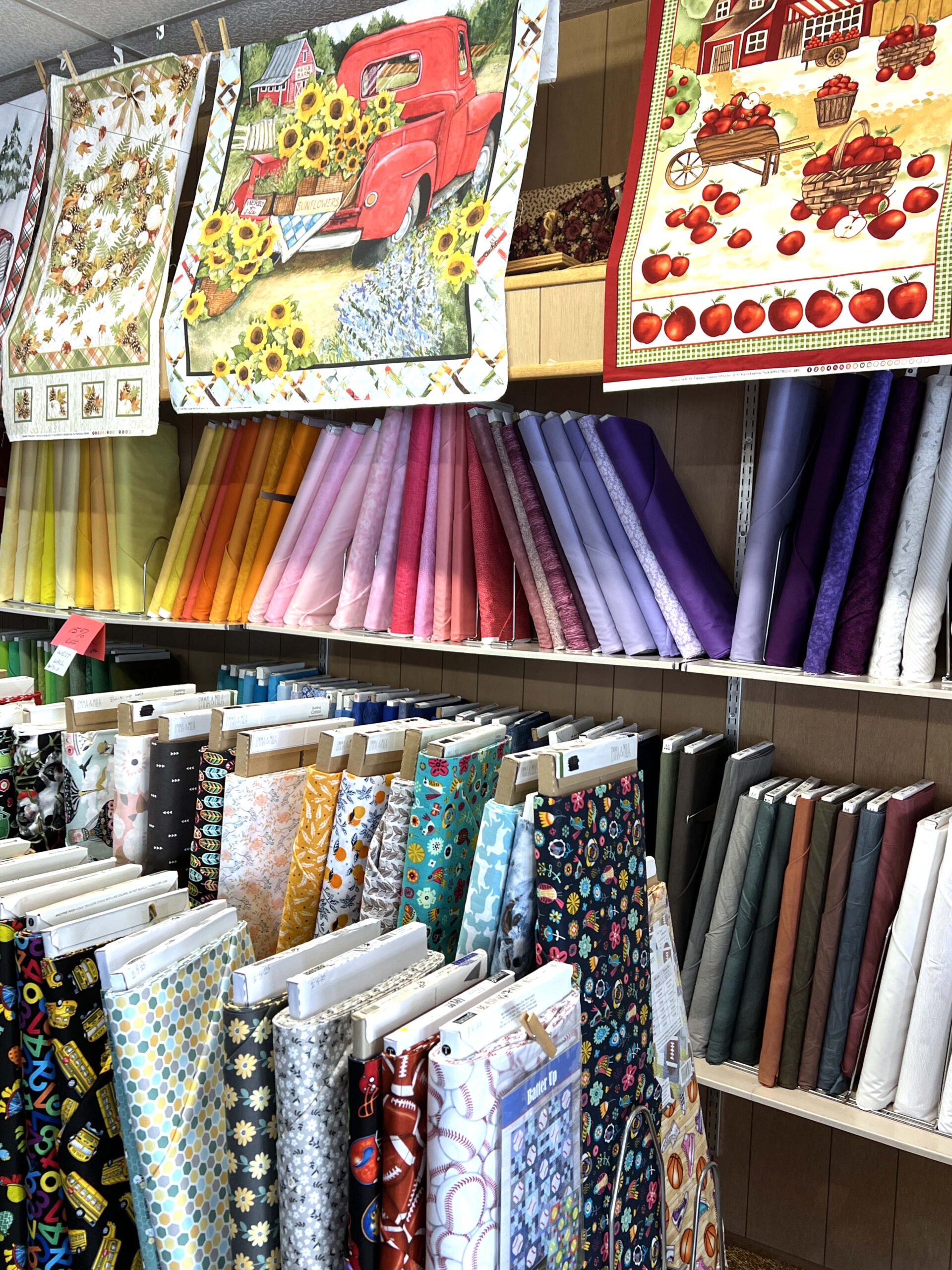 Selection of Quilt Fabric at Silver Threads & Golden Needles