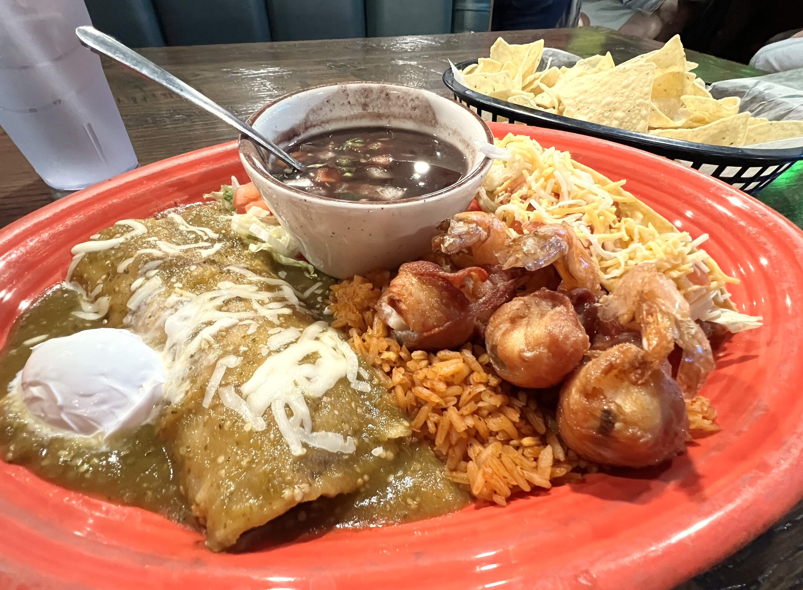 Las Cortados platter at Avocados Mexican Cuisine in Burlington Kansas
