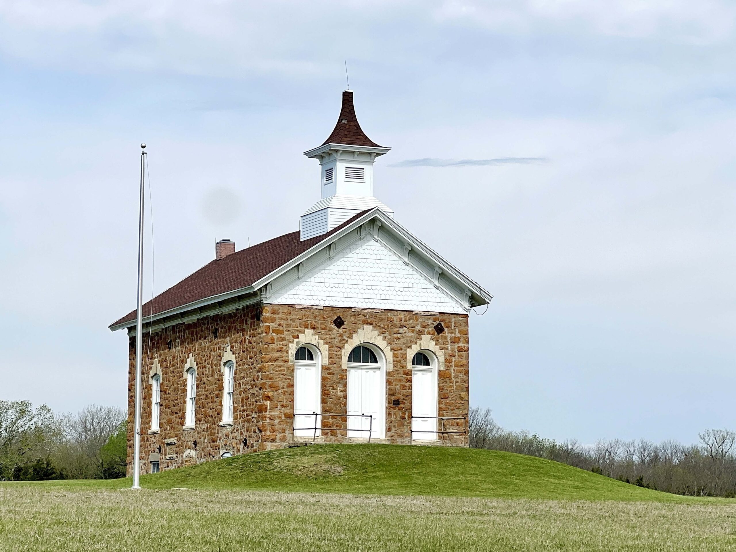 The Arvonia School House in Lebo was built in 1872.