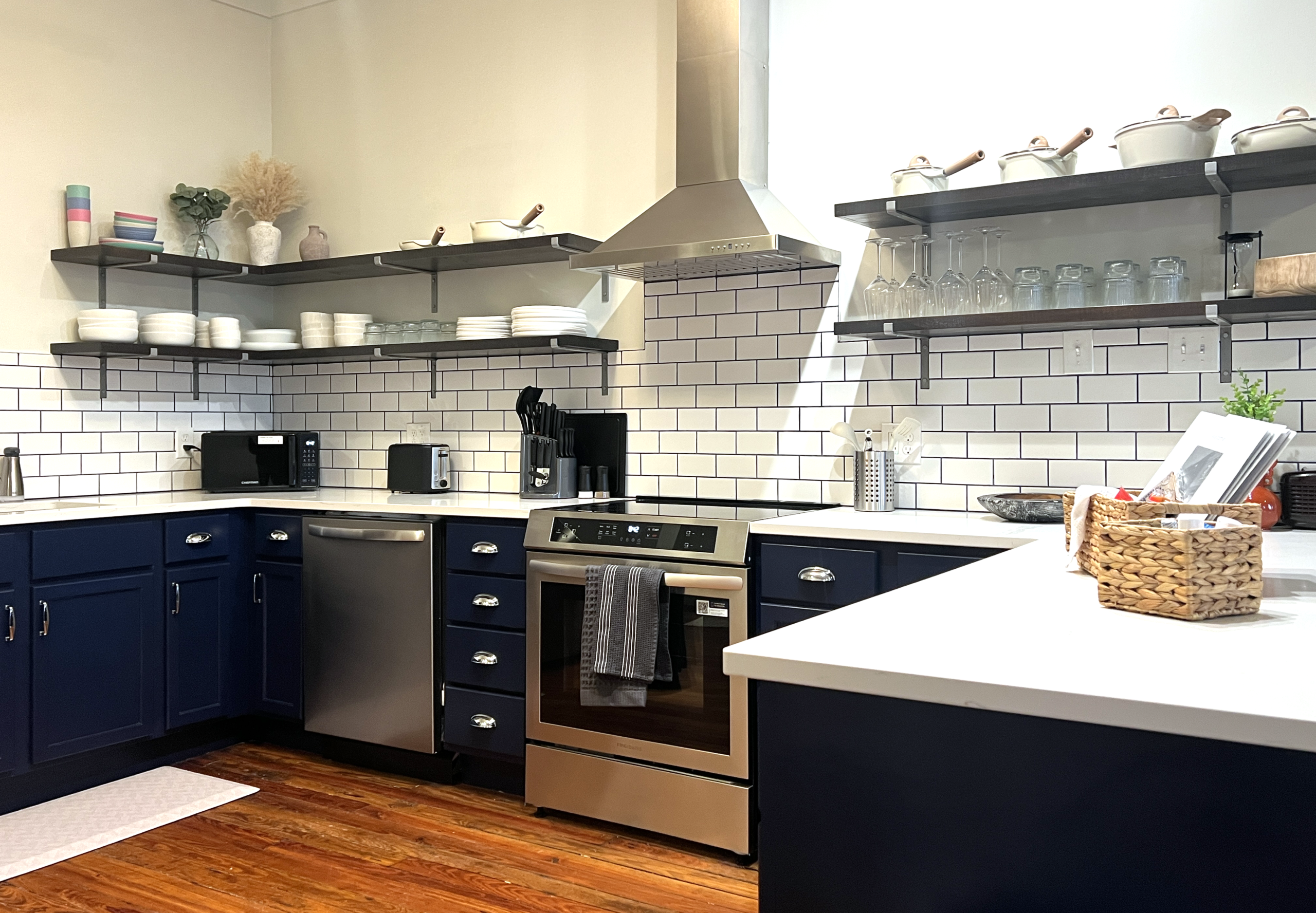 Charming Historic Loft's kitchen in Burlingame Kansas