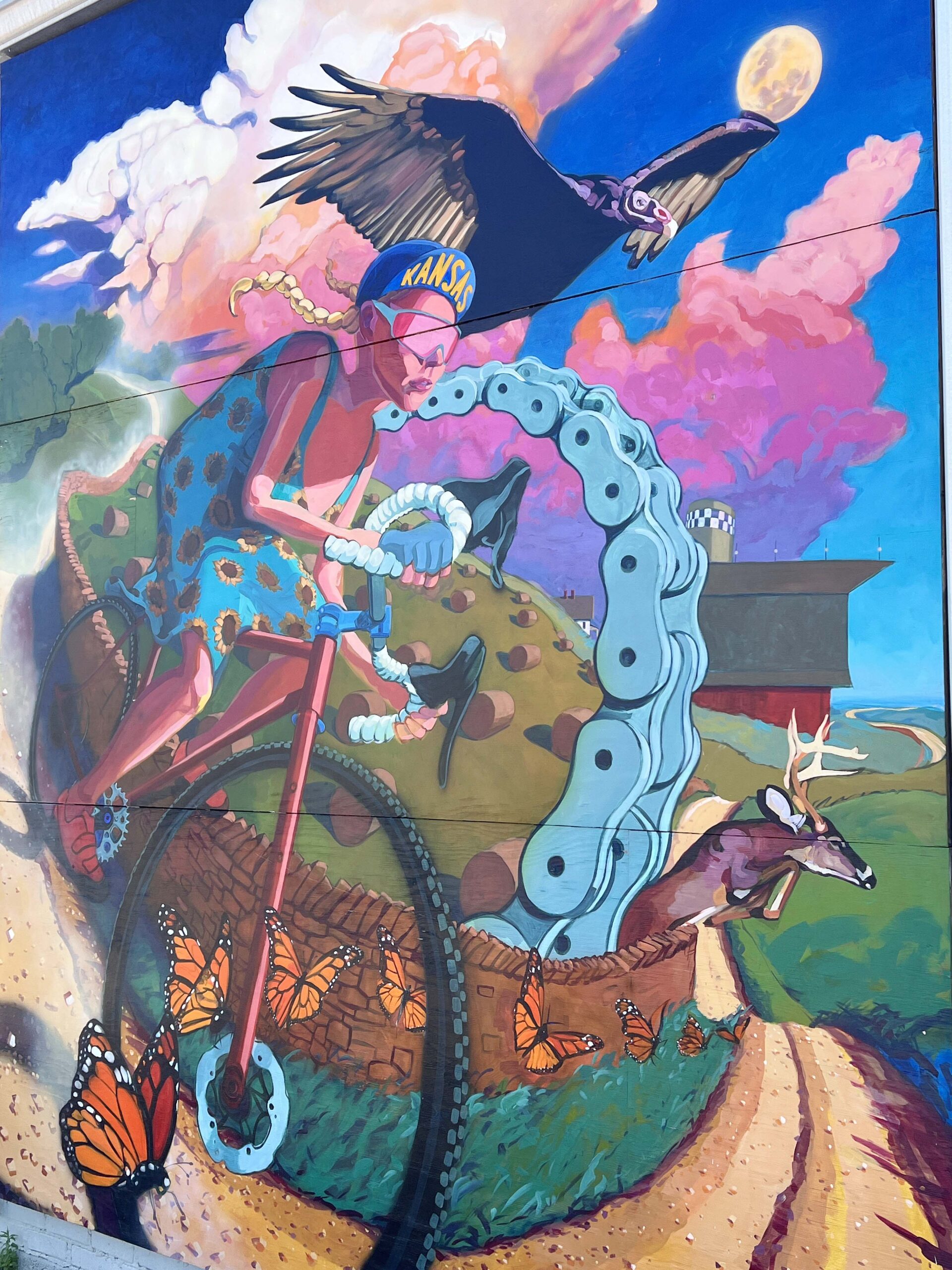 Ottawa Bike and Trail mural 