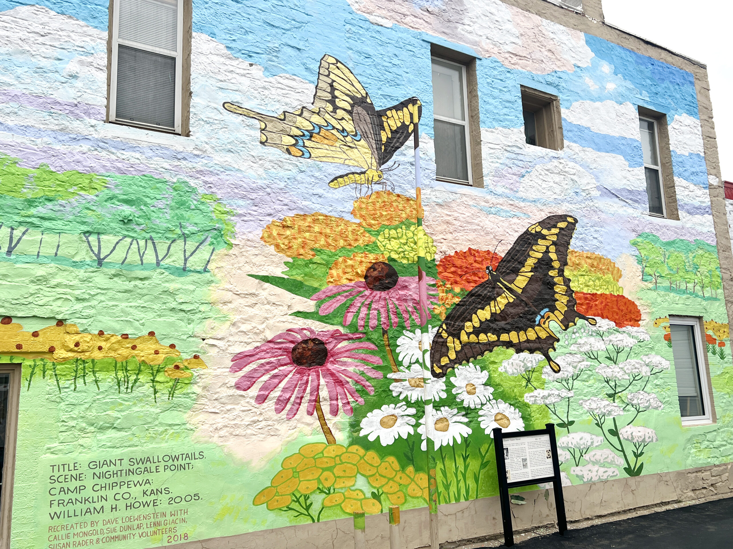 Mural on Main Street in Ottawa, Kansas 