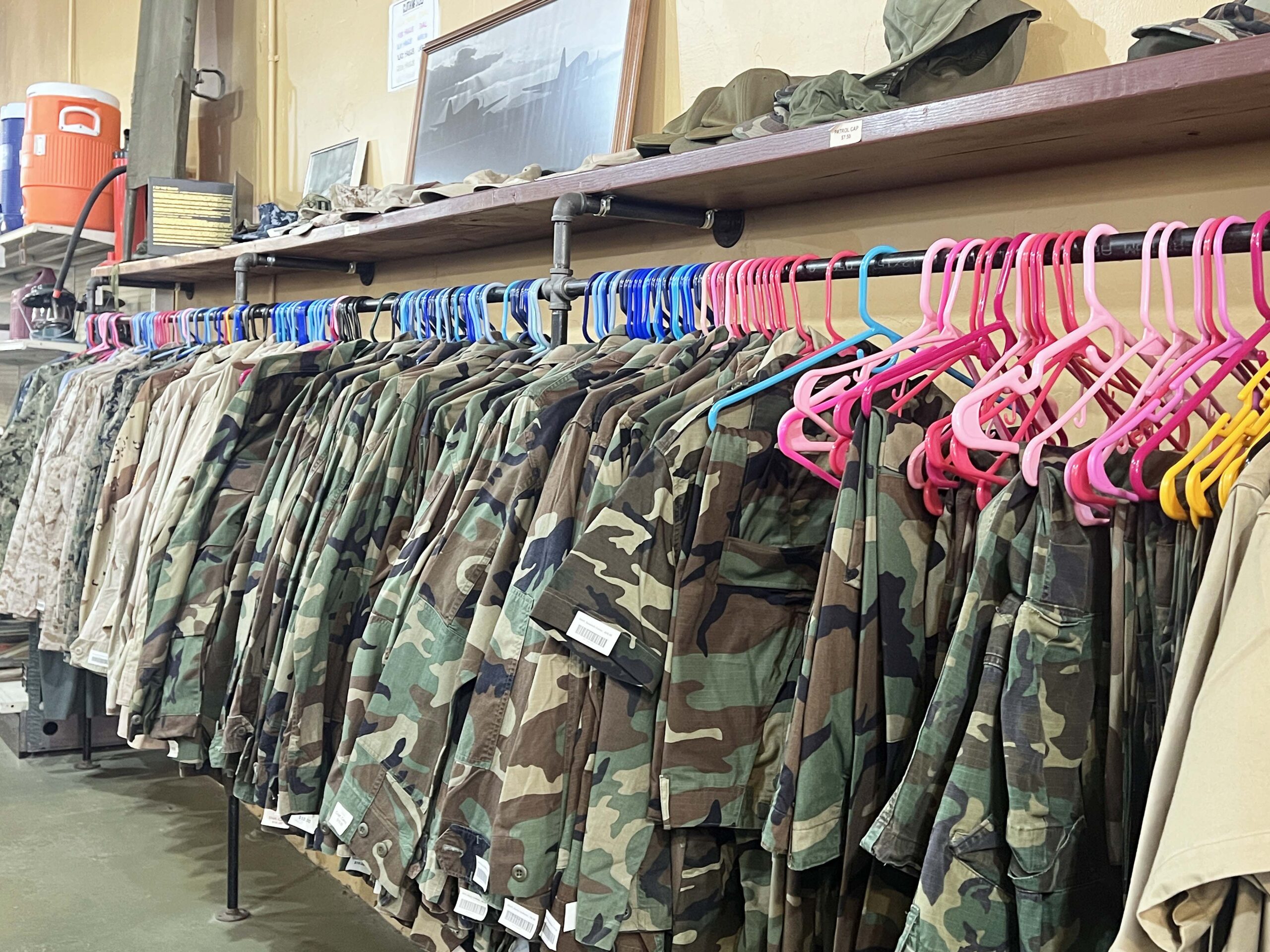 Take It Outside is a military surplus shop that carries supplies and clothing.