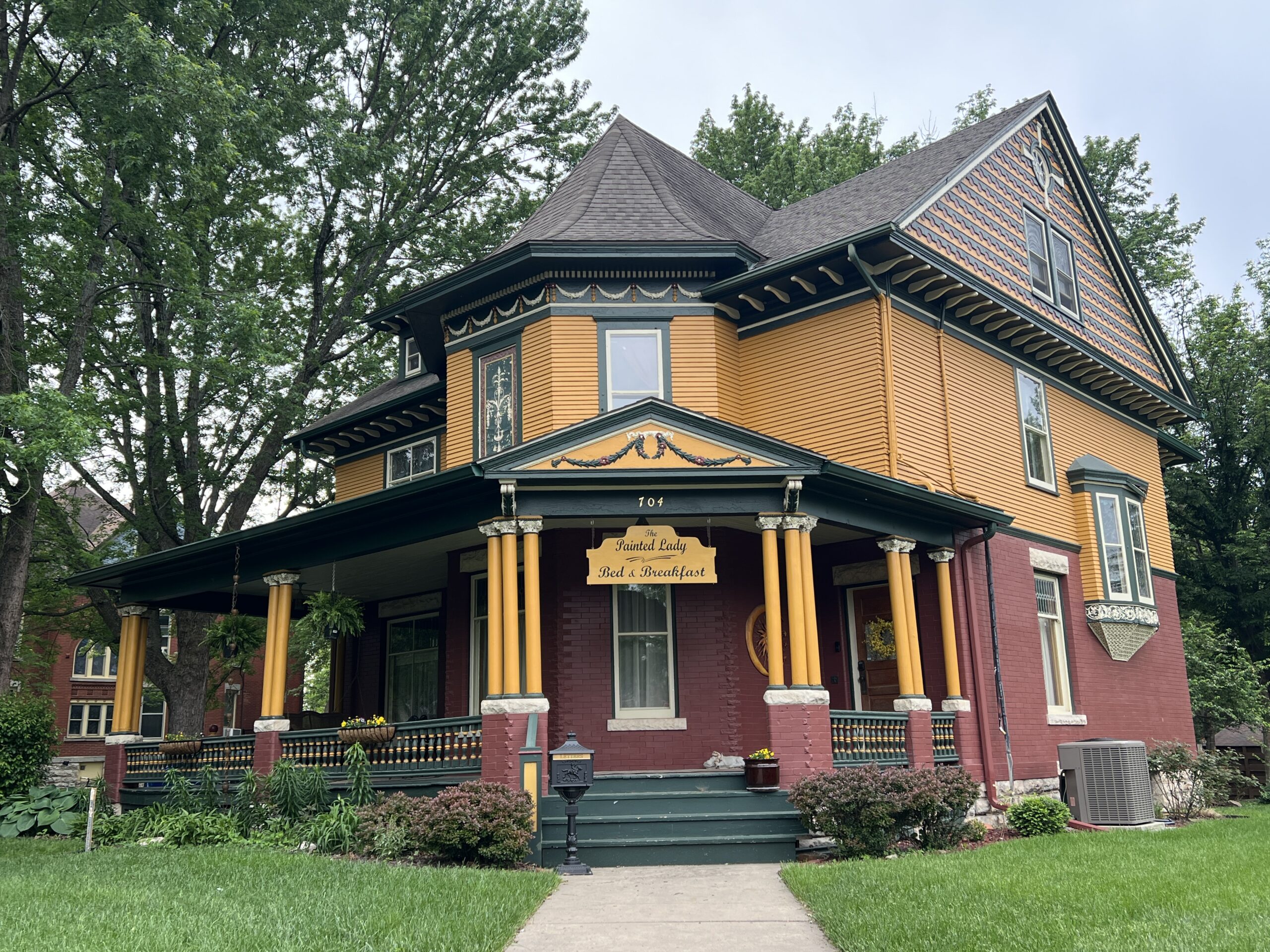 The Painted Lady Bed and Breakfast is located inside a 1890s home in Ottawa, Kansas.