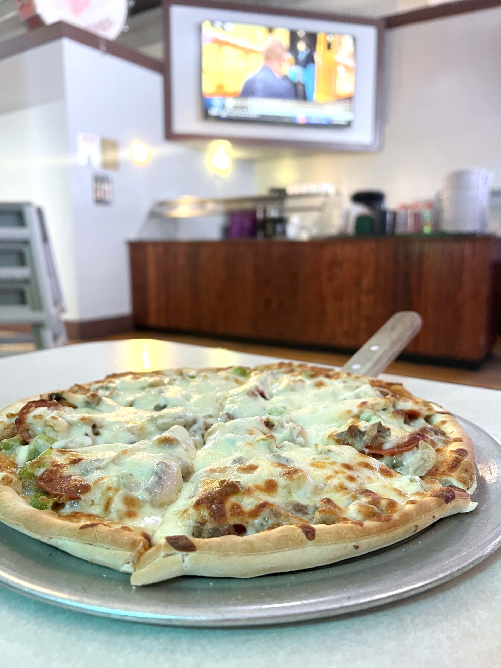 Pizzas come in a variety of sizes for one person or a group.