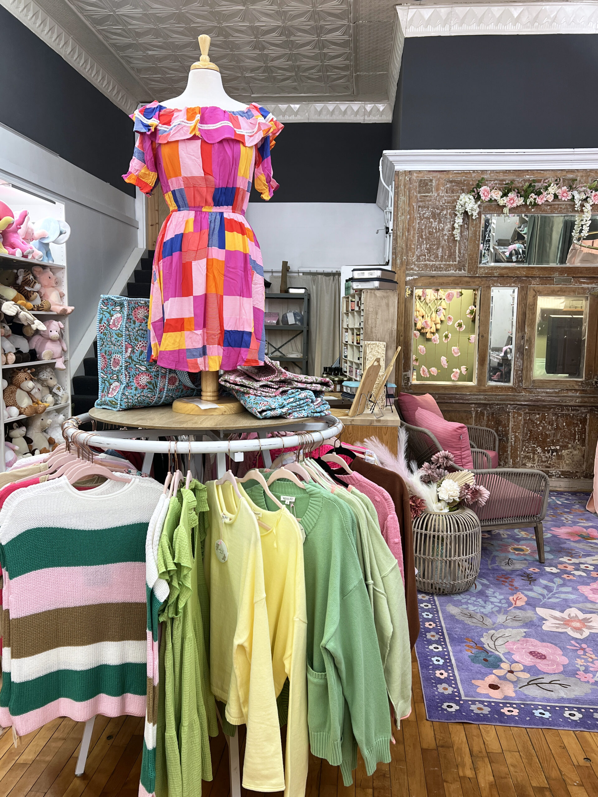 Midwest Dixie sells women's on-trend fashions and kids' clothing and toys.