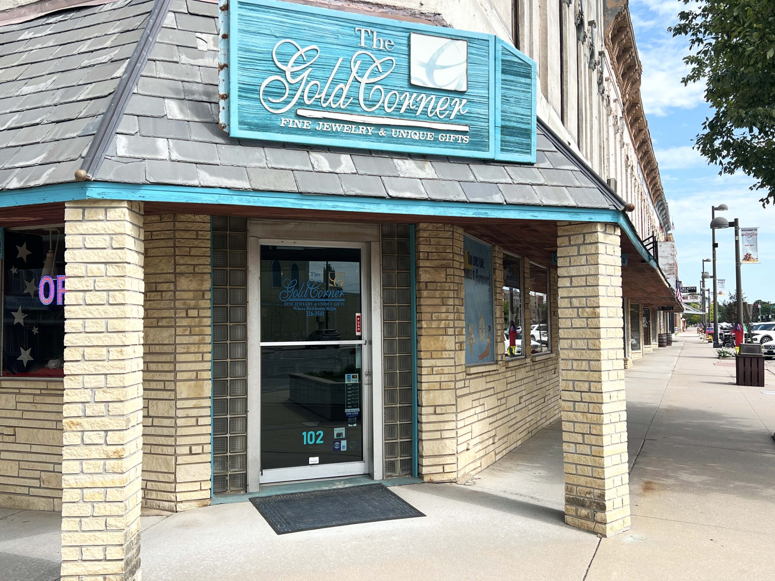 The Gold Corner is the sole fine jewelry and gem store in Wellington, Kansas.