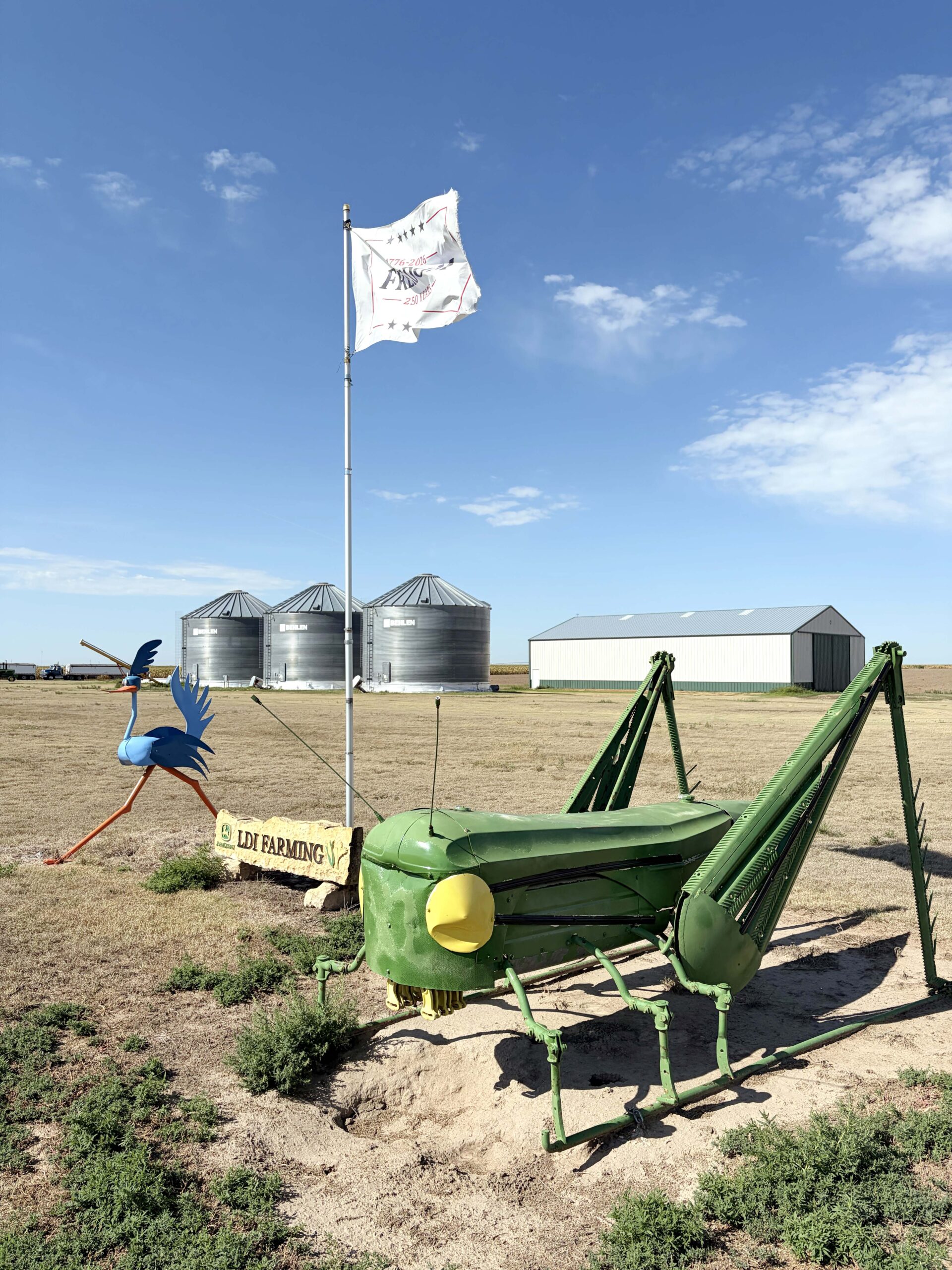 Goodland Grasshopper Scultpture