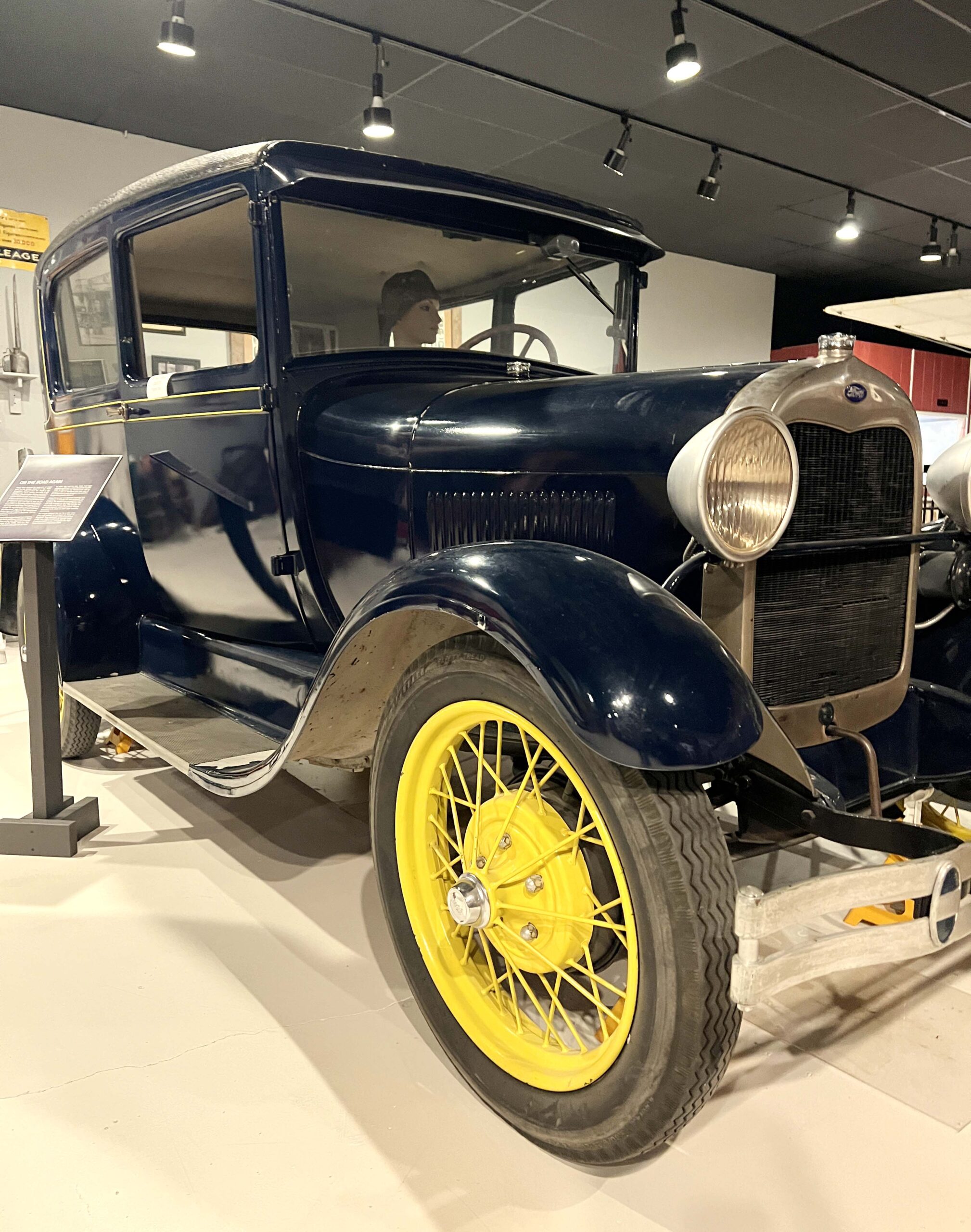 A 1902 Holsman rope-driven car is the second-largest exhibit in the High Plains Museum.