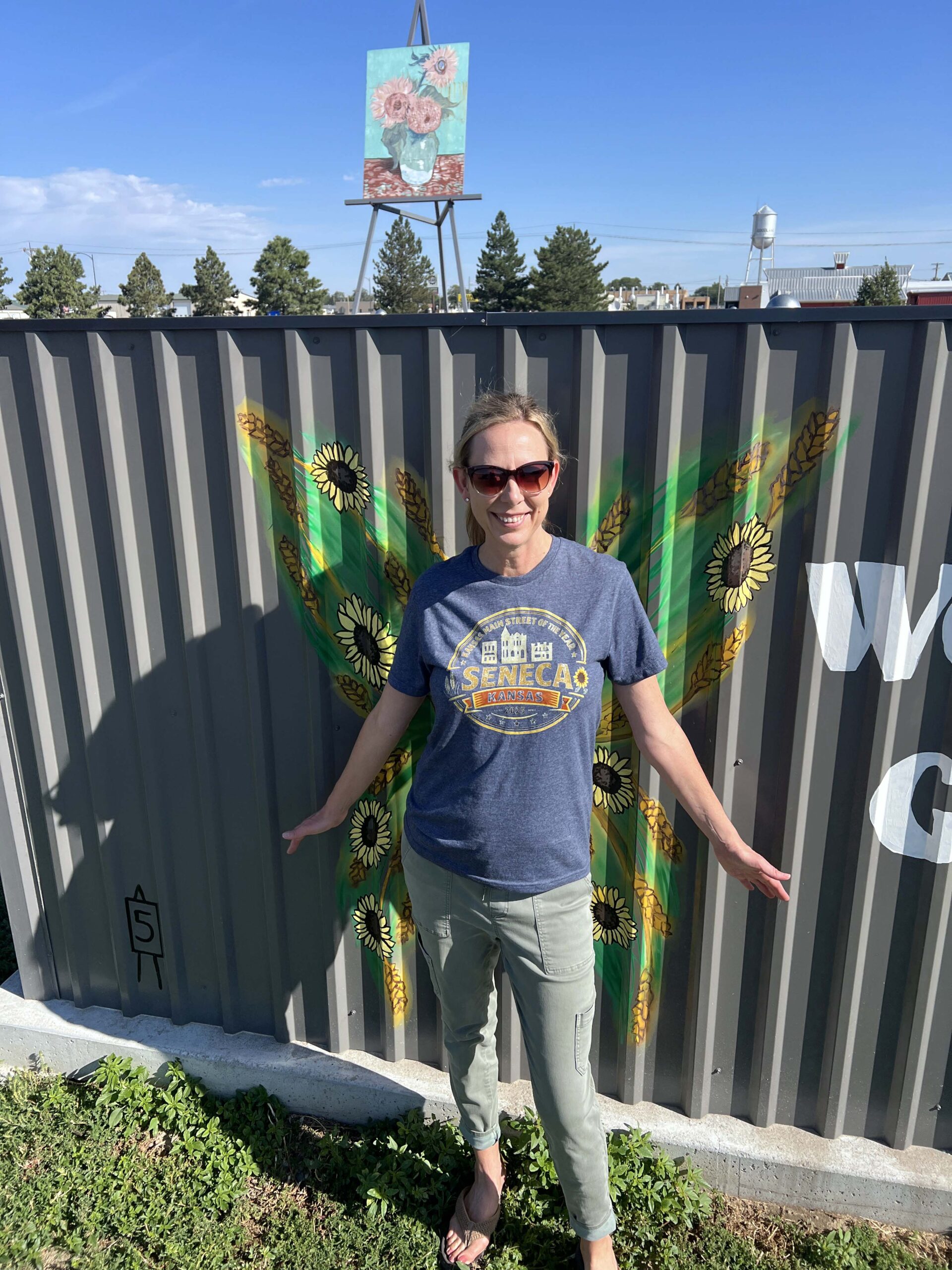 Goodland Mural Tour starts at The Big Easel