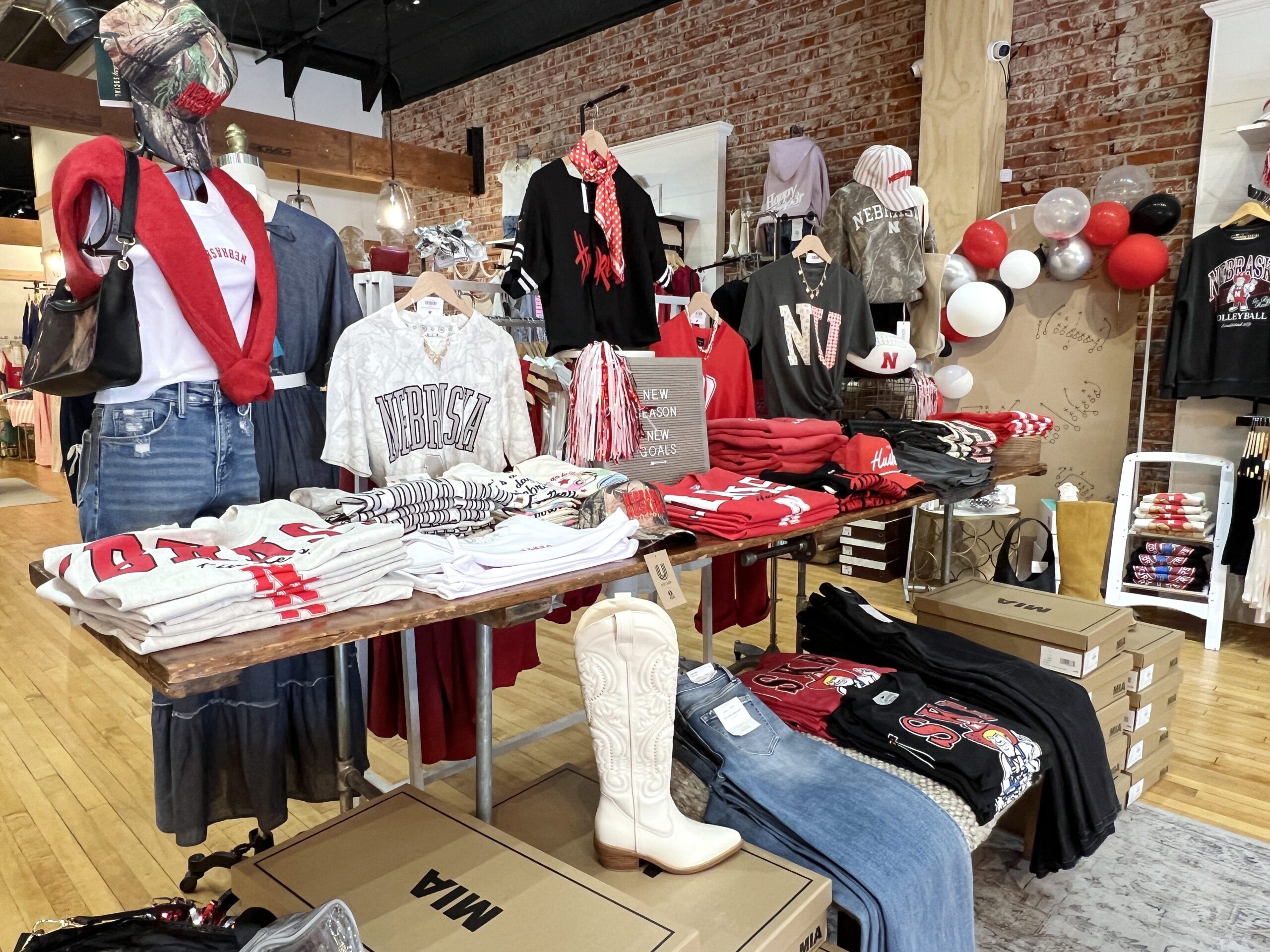 The Rolling Peach stocks Nebraska-themed merchandise.