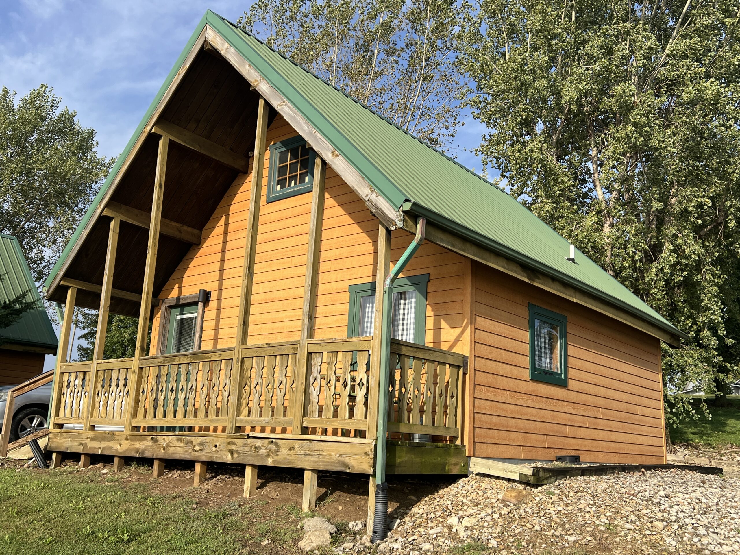 Cabin 1 at The Country Cabin sleeps two adults and two children. 